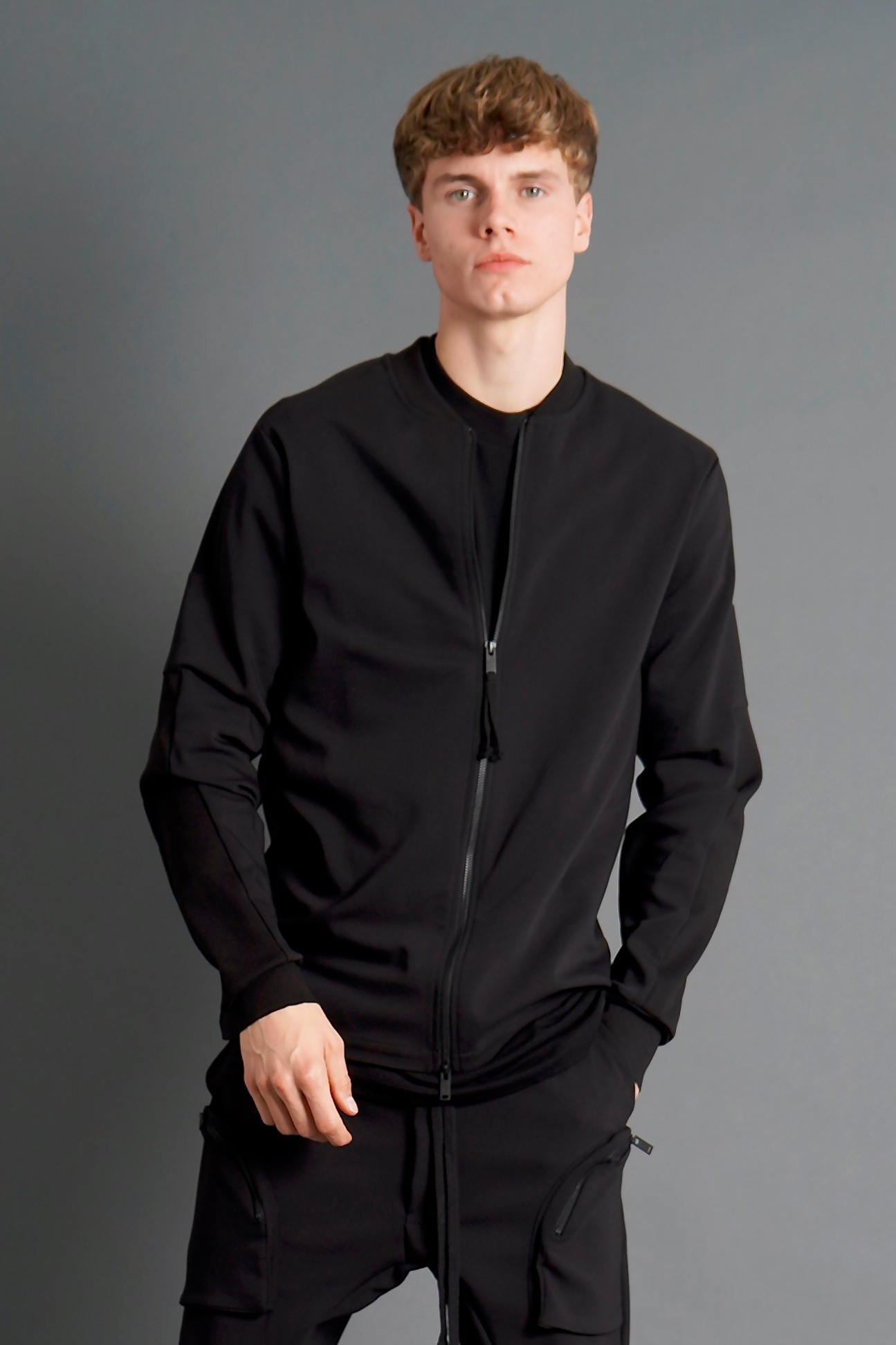THOM KROM Bomber Collar Overshirt THOM KROM Bomber Collar Overshirt