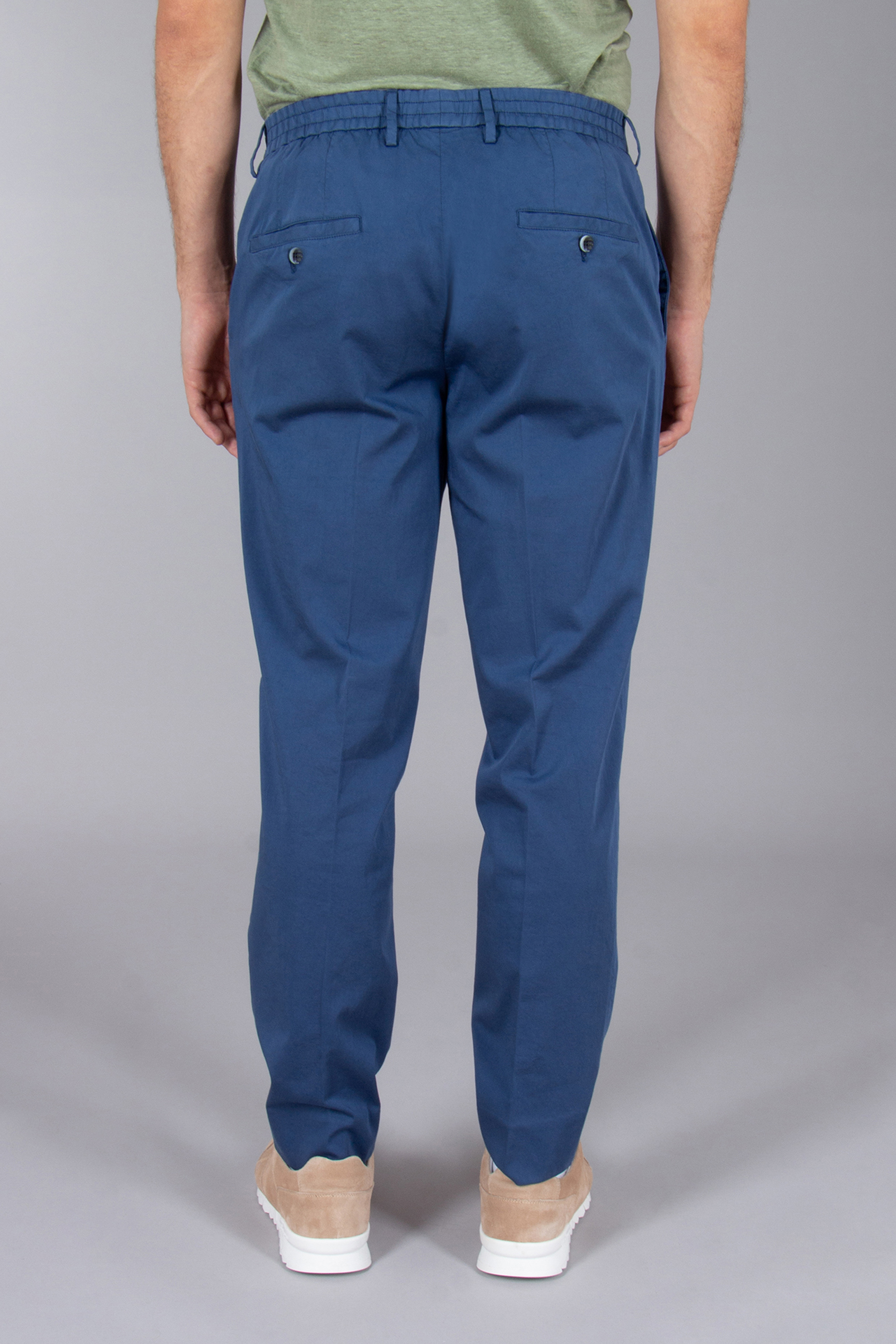 GTA Slim Fit Cotton-Silk Strech Pants Davide GTA Slim Fit Cotton-Silk Strech Pants Davide