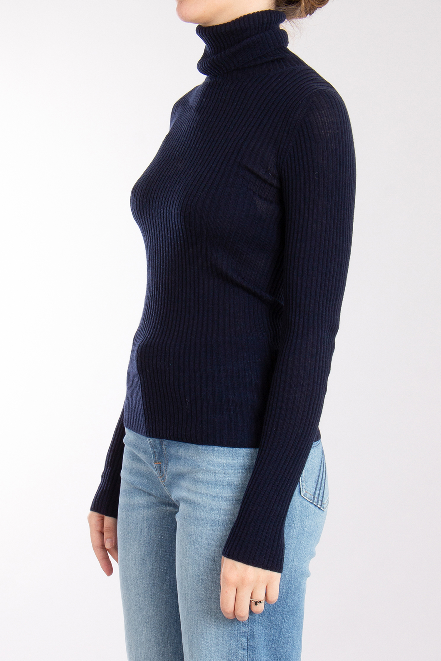 0039 ITALY Ribbed Wool Turtleneck Sweater Whiley 0039 ITALY Ribbed Wool Turtleneck Sweater Whiley