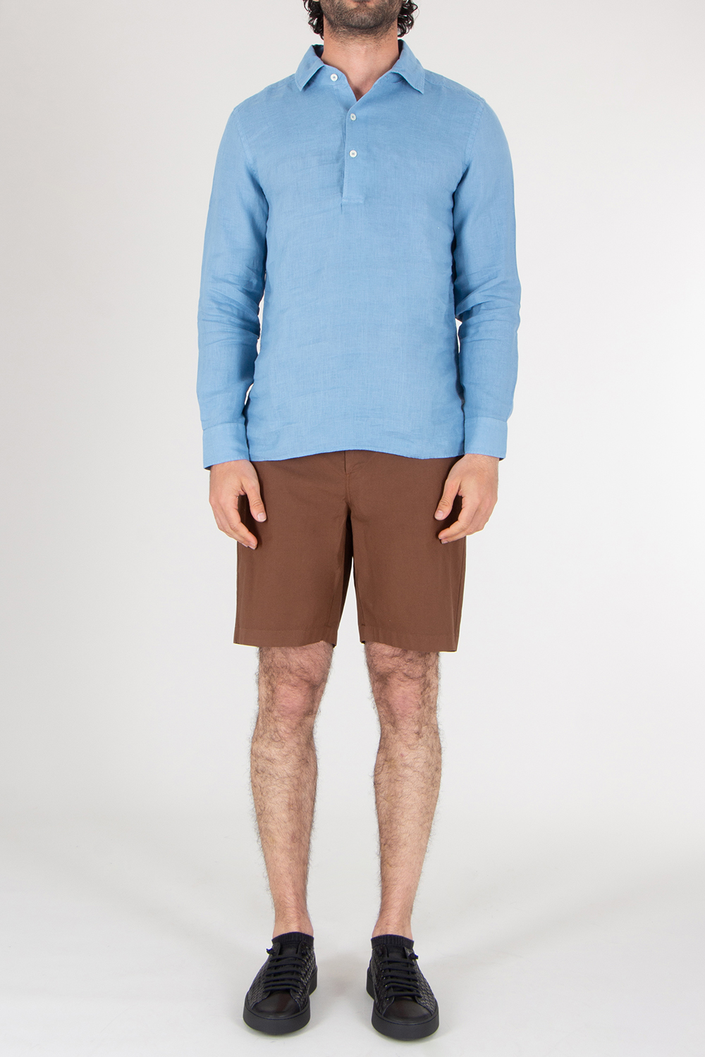 MC2 SAINT BARTH Casual Linen Tunic Shirt