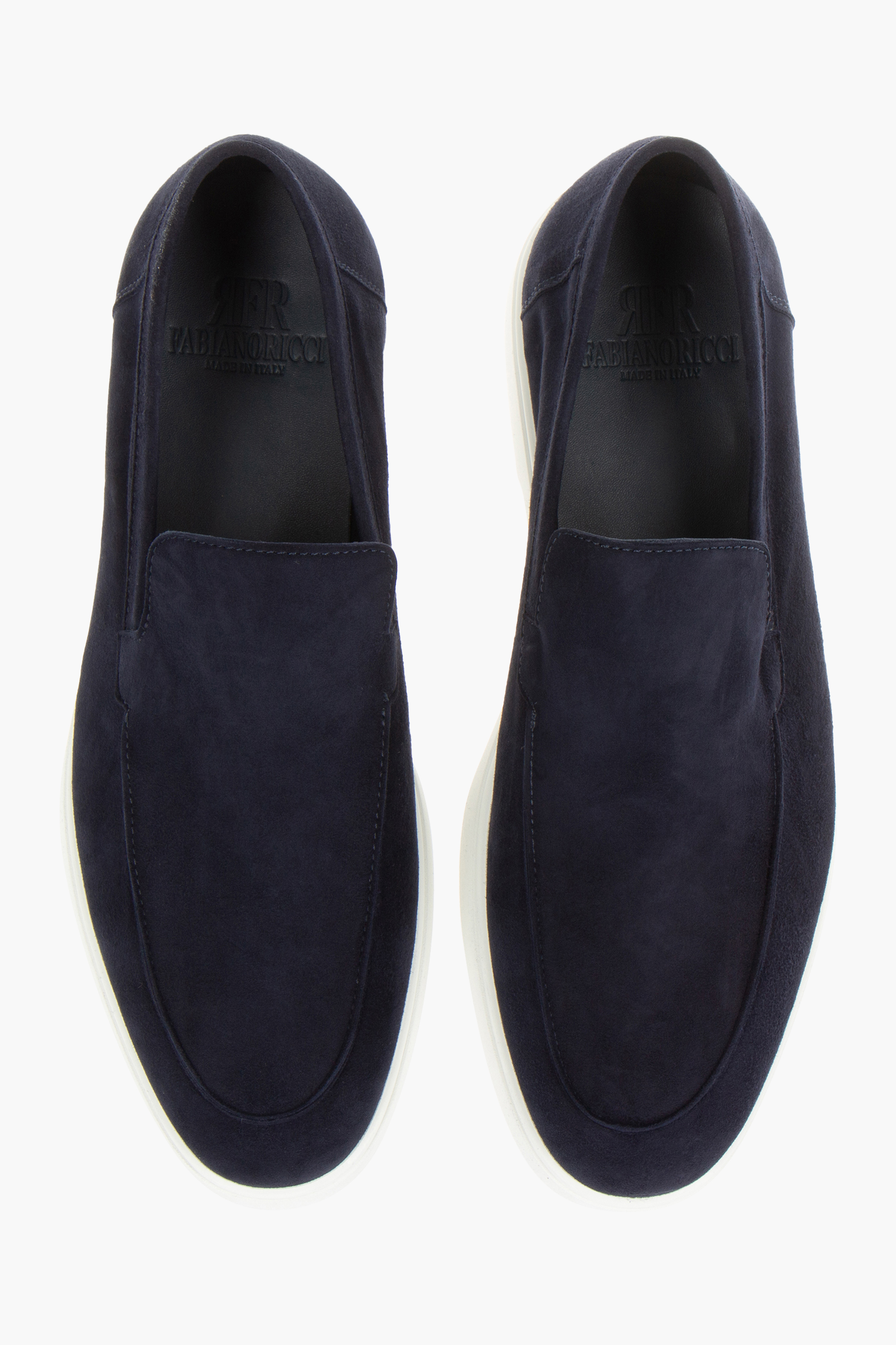 FABIANO Suede Leather loafers Glo Space