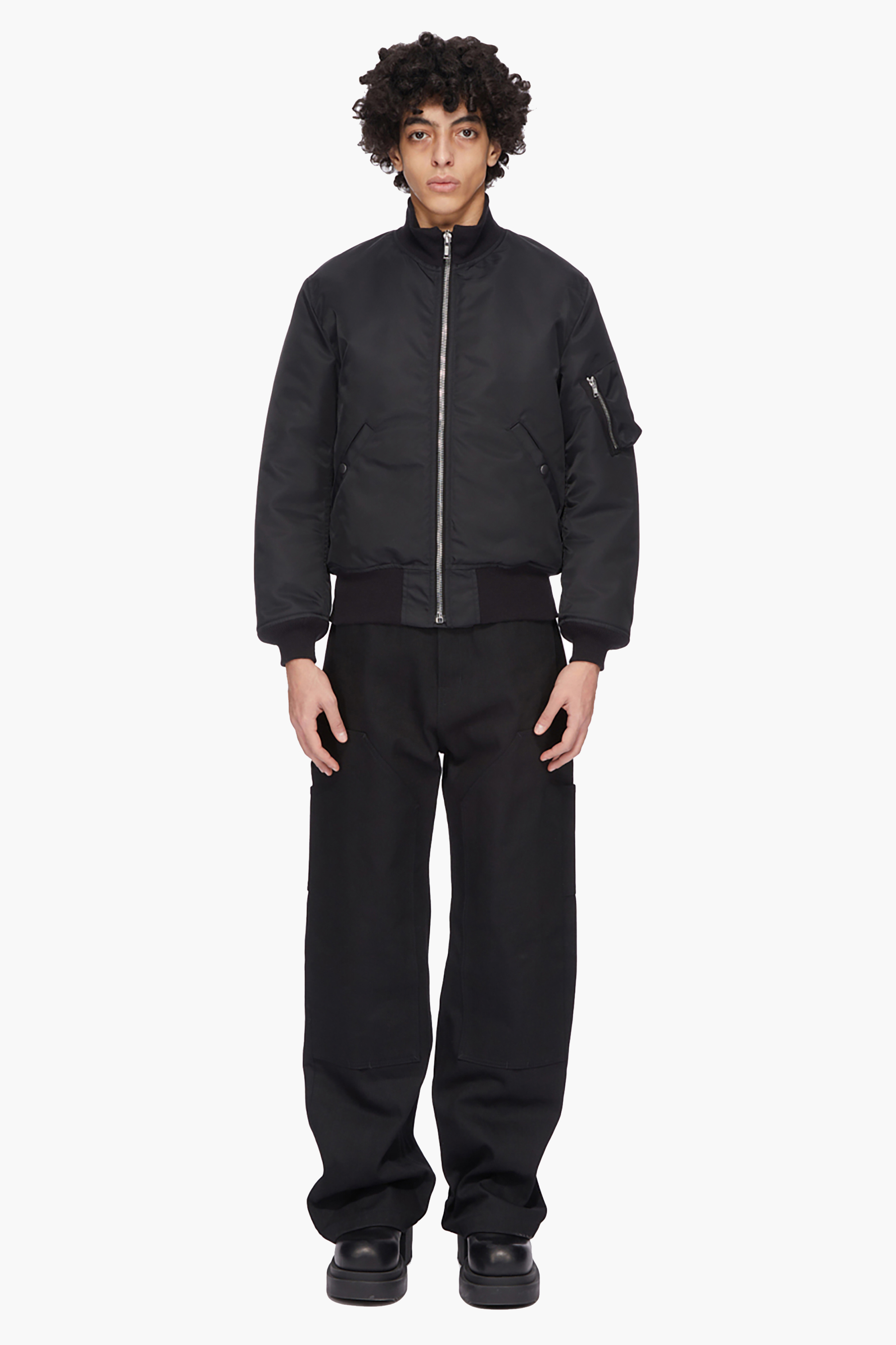 Mantel, Jacke, Hosen, Mann, Person