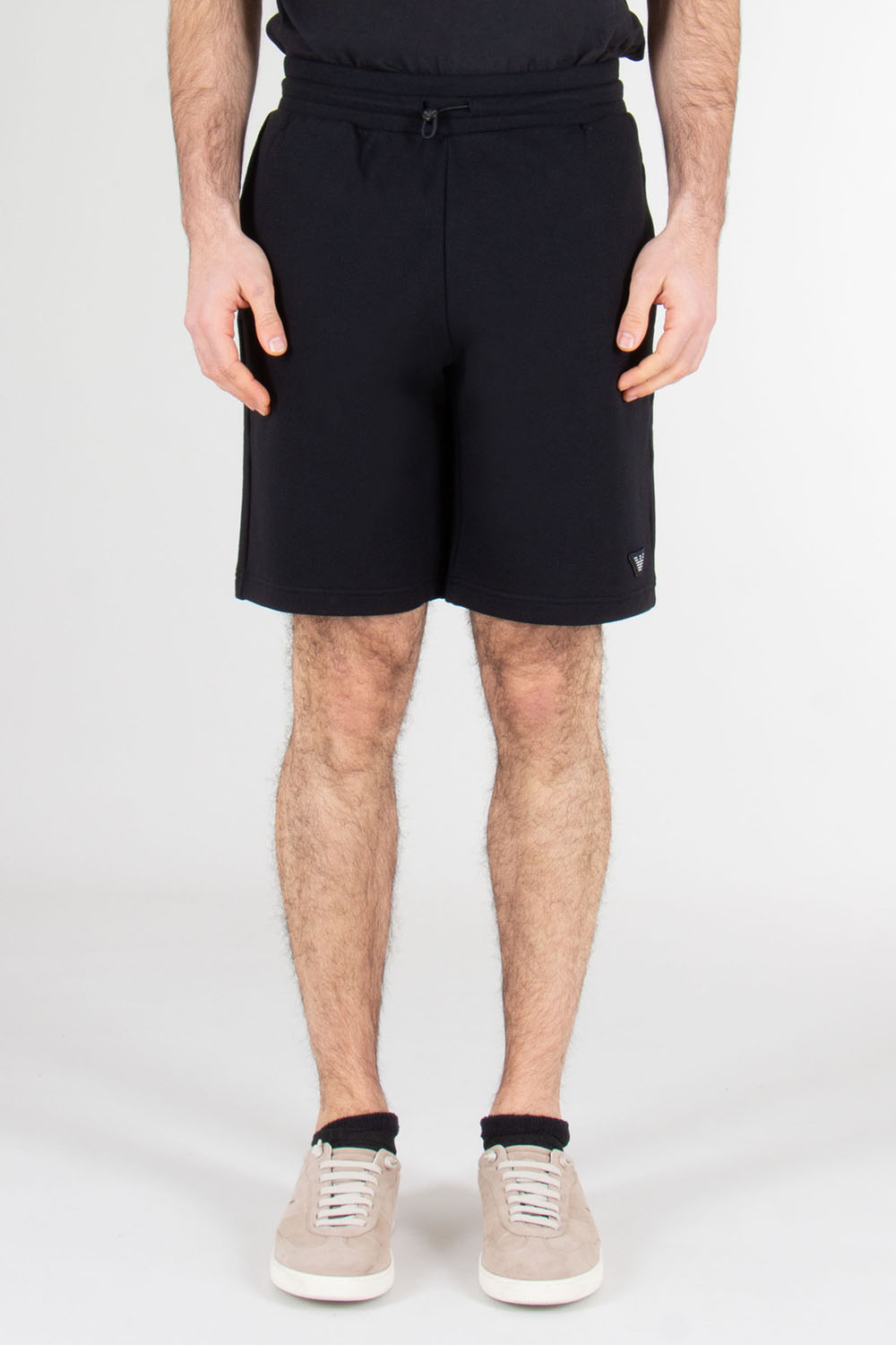 EMPORIO ARMANI Relaxed Fit Cotton-Modal French Terry Loungewear Shorts