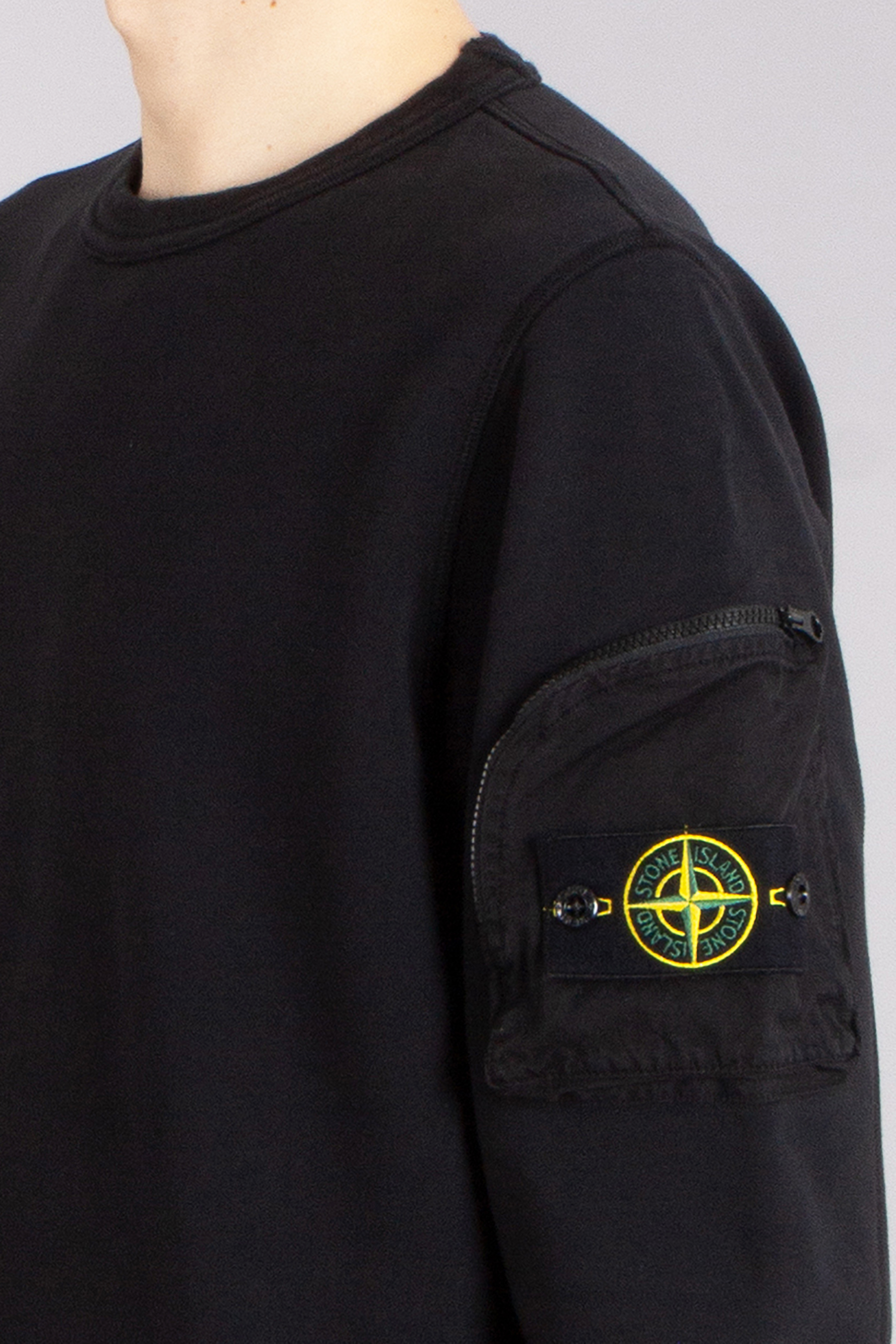 STONE ISLAND Garment-Dyed Organic Cotton Fleece Sweatshirt STONE ISLAND Garment-Dyed Organic Cotton Fleece Sweatshirt