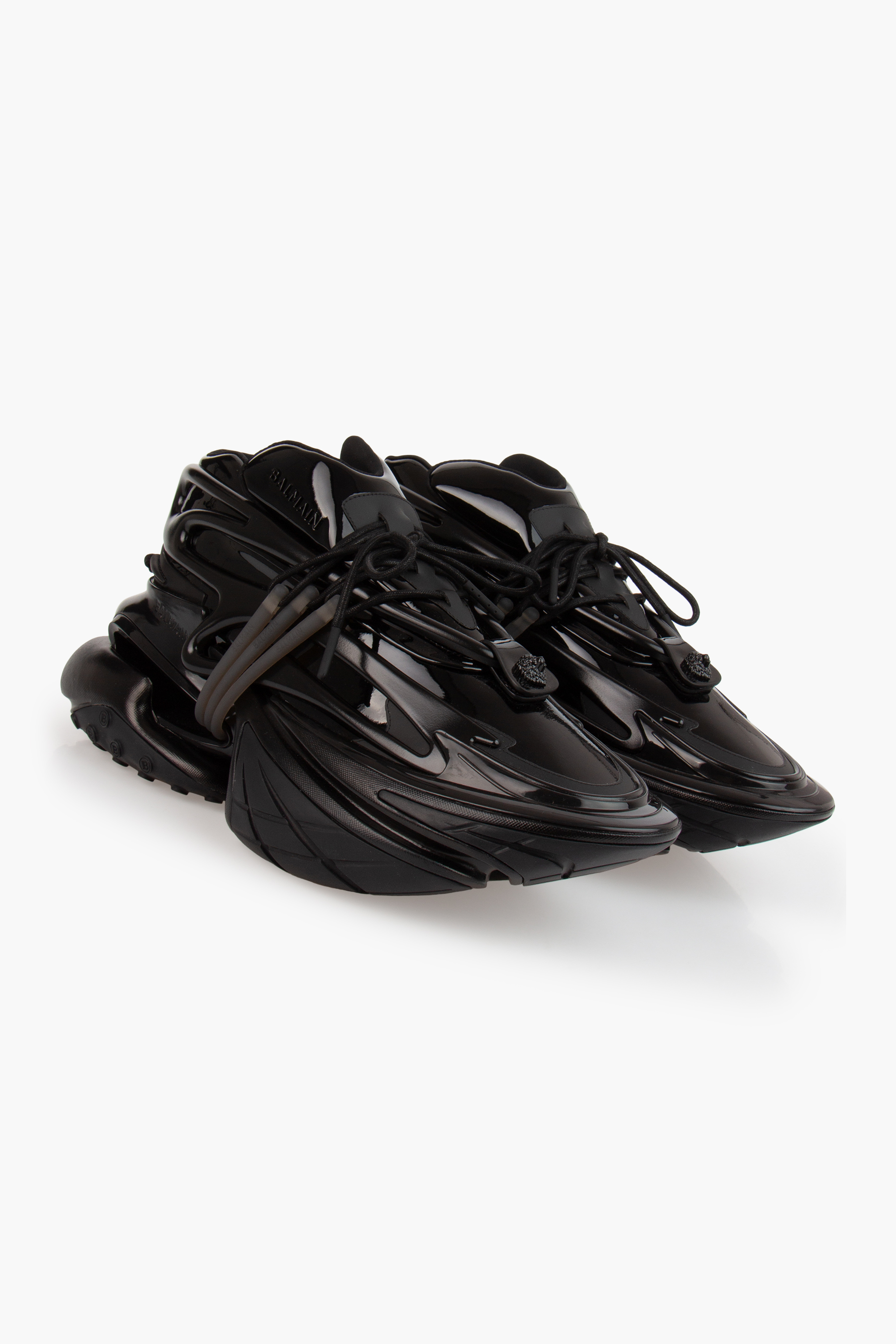 BALMAIN Low Top Patent Leather Sneakers Unicorn Main Lab BALMAIN Low Top Patent Leather Sneakers Unicorn Main Lab