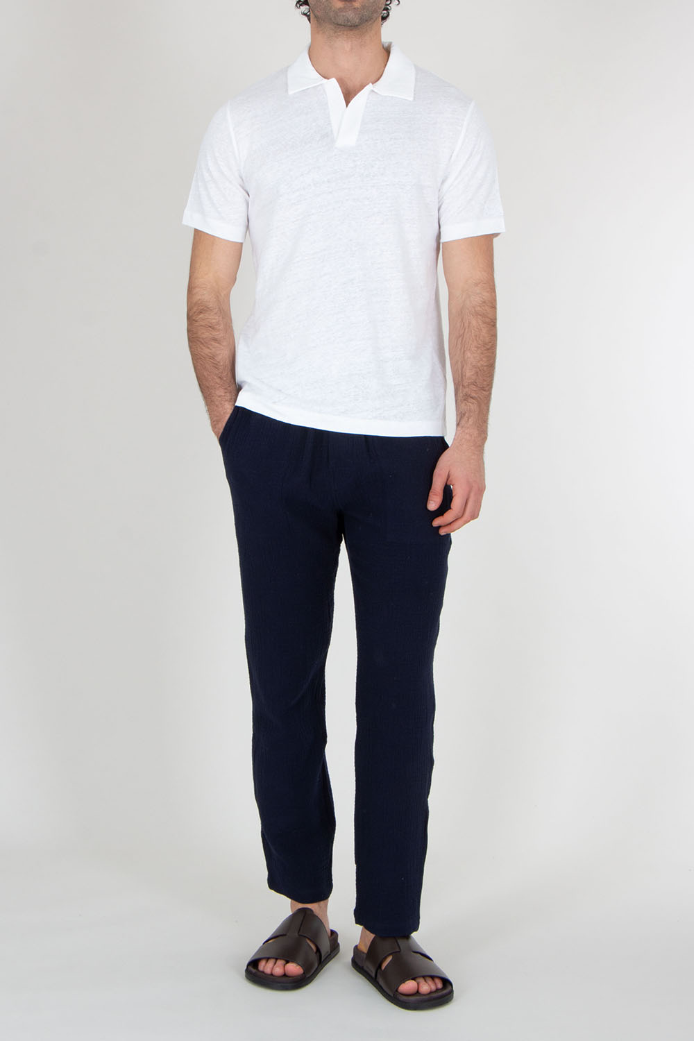 MC 2 SAINT BARTH Regular Fit Buttonless Polo Shirt Frazer