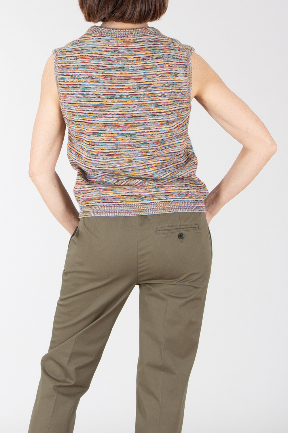 PAUL SMITH Regular Fit Signature Stripe Cotton Sweater Vest