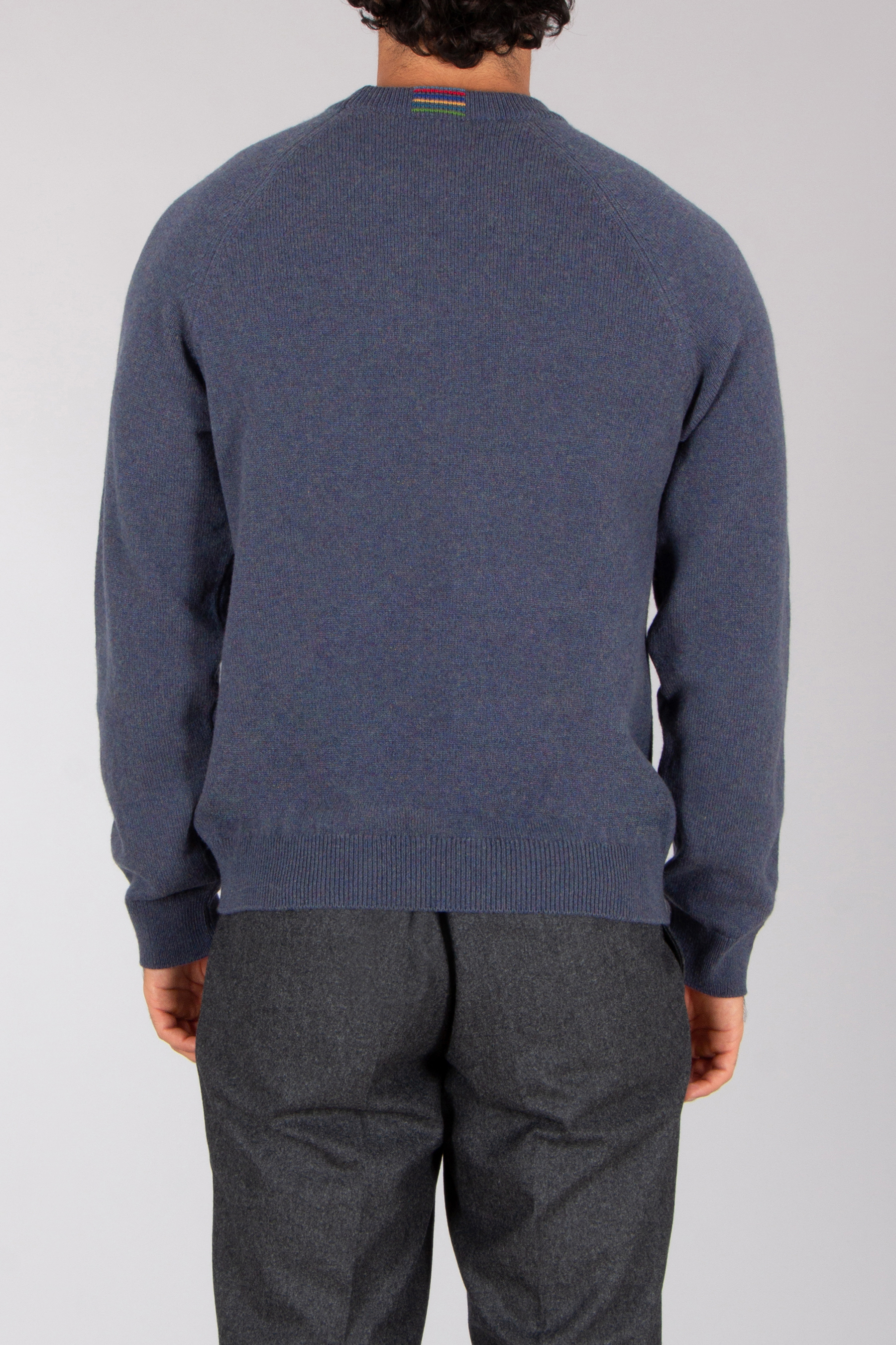 PAUL SMITH Regular Fit Wool Crew Neck Sweater Vlies, Strickwaren, Pullover, Langarm, Sweatshirt