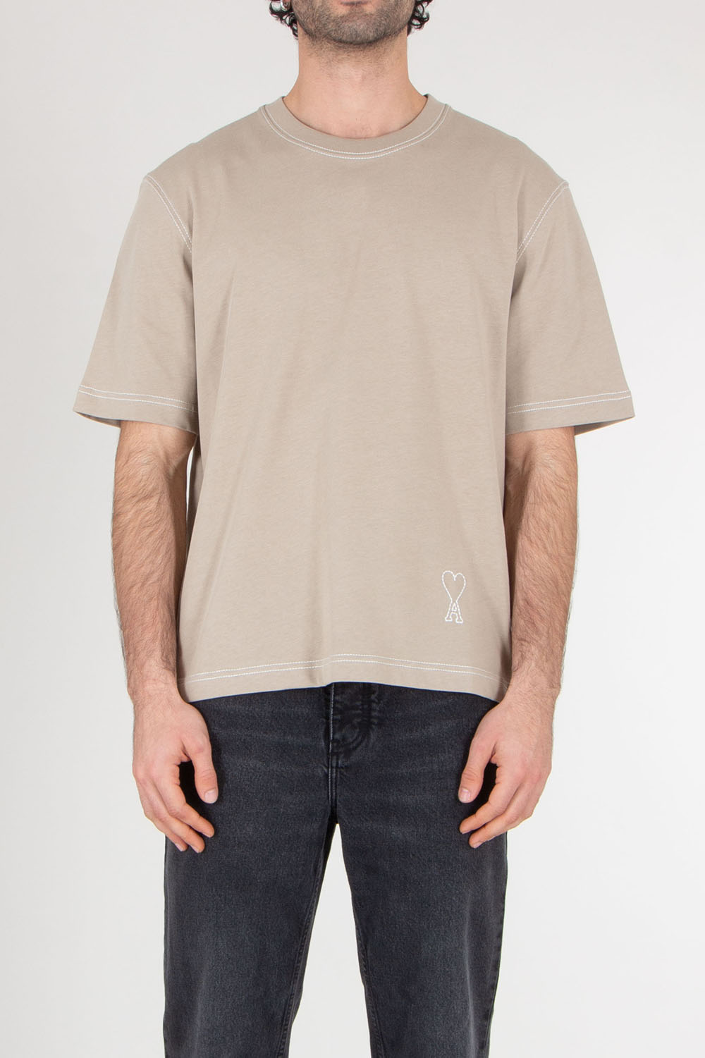 AMI PARIS Oversized Cotton T-Shirt