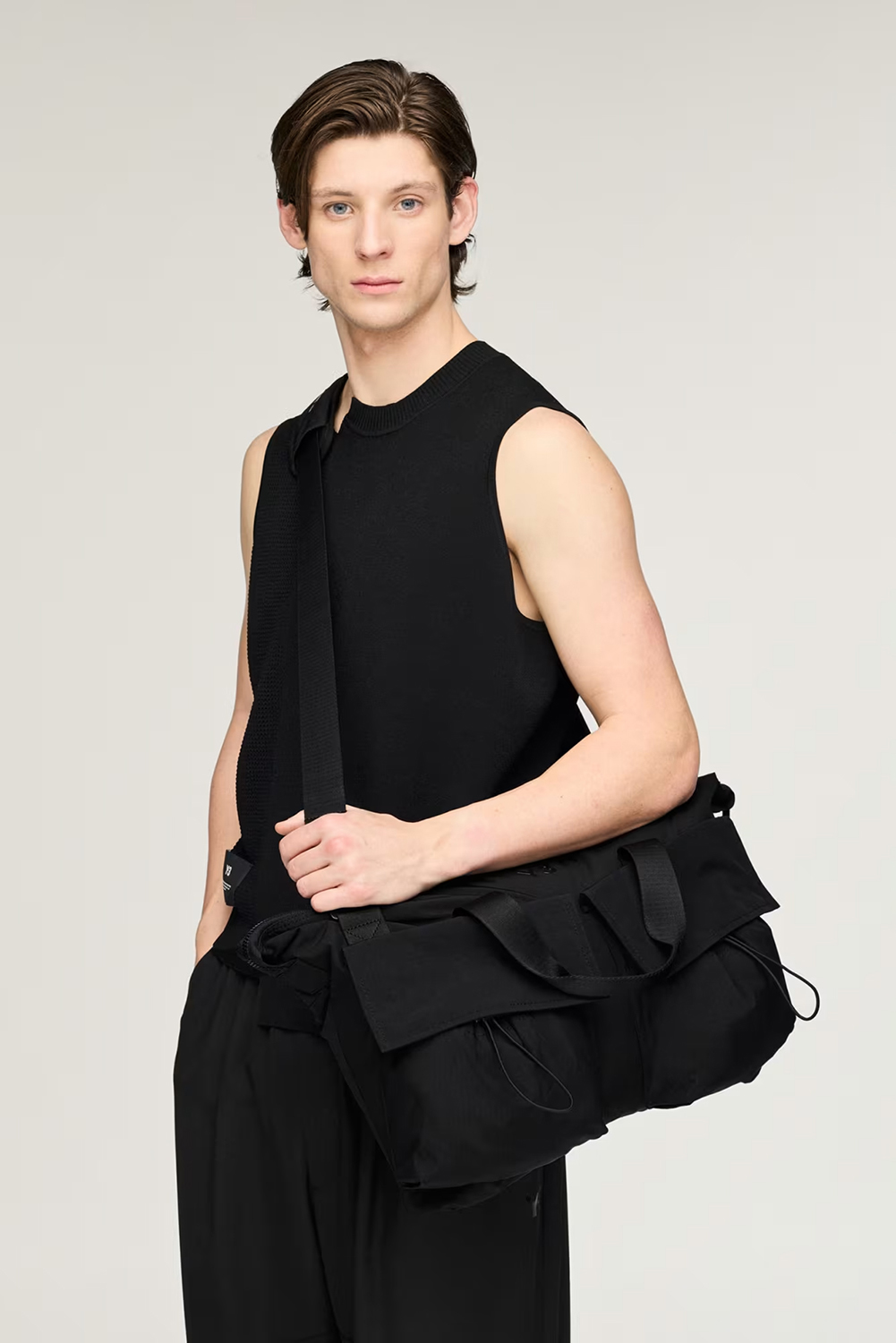 Y-3 Recycled Nylon Ripstop Utility Messenger Bag