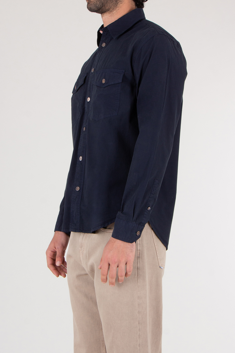 PAUL SMITH Regular Fit Organic Cotton Poplin Shirt