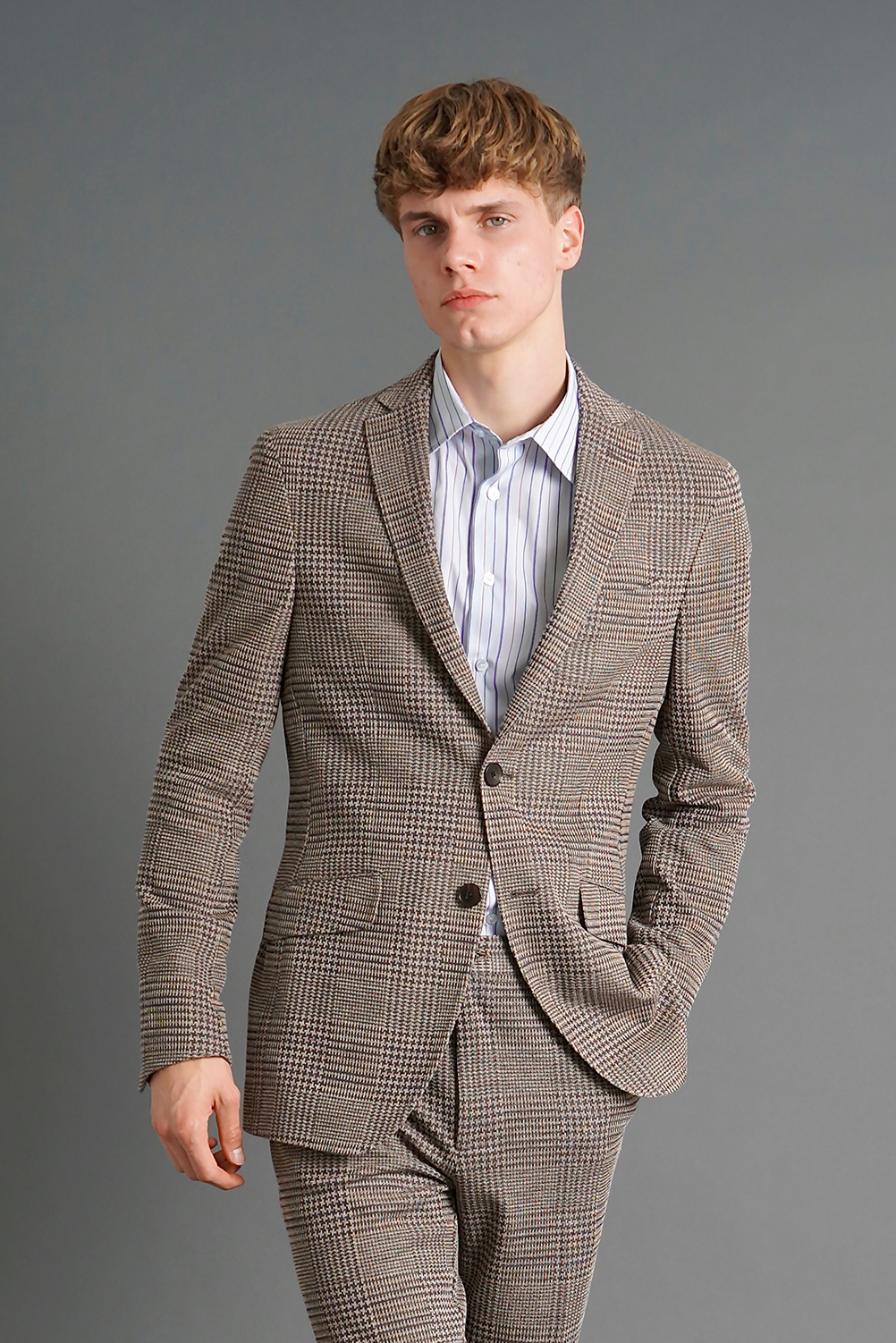 ETRO Glencheck Virgin Wool Blend Jacket