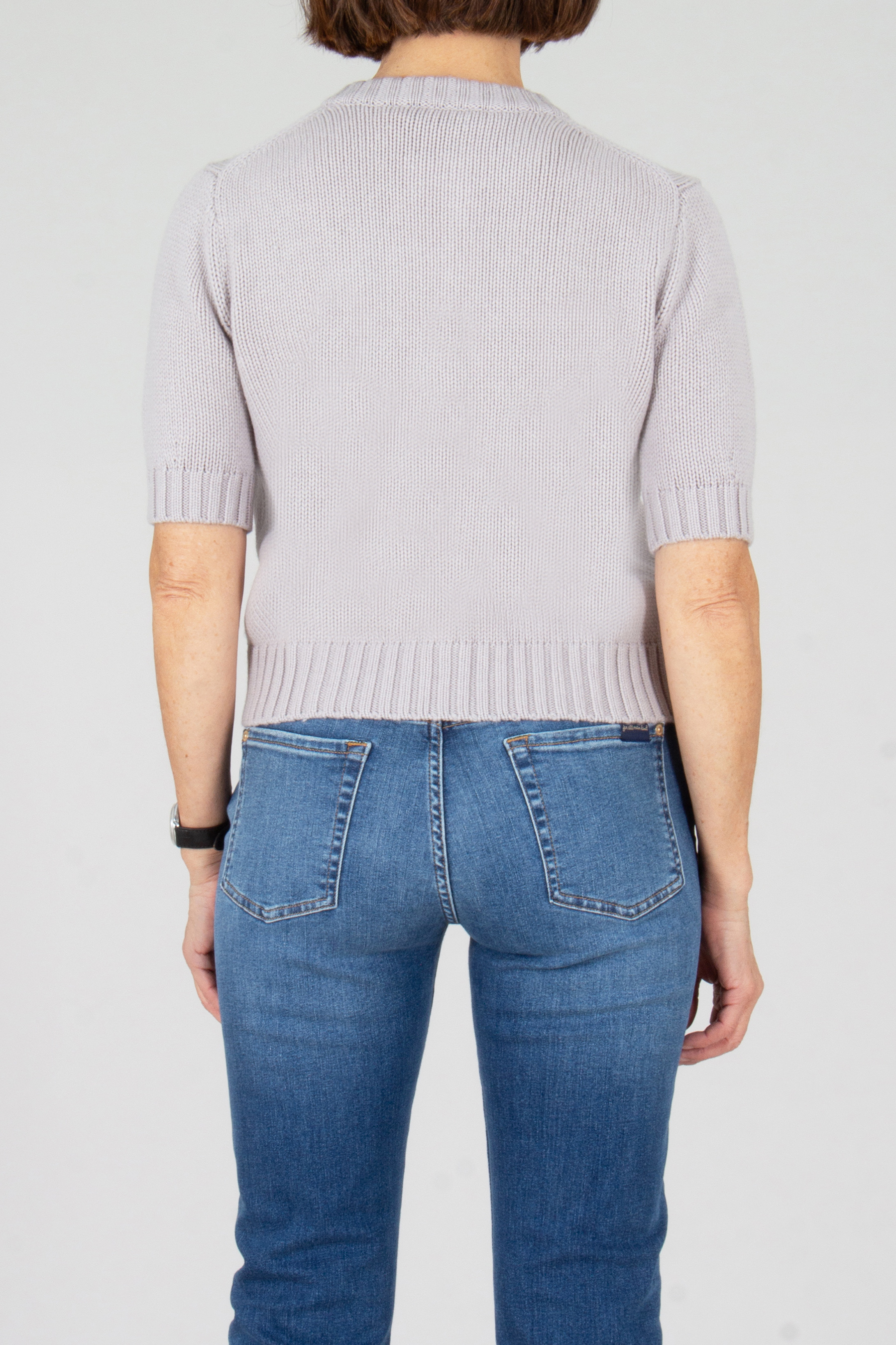 Hosen, Strickwaren, Pullover, Jeanshose, Person