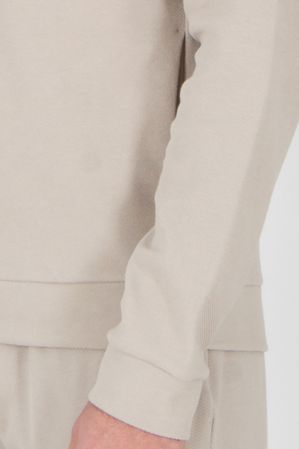 EMPORIO ARMANI Regular Fit Cotton Blend Stretch Jersey Loungewear Zip-Up Hoodie