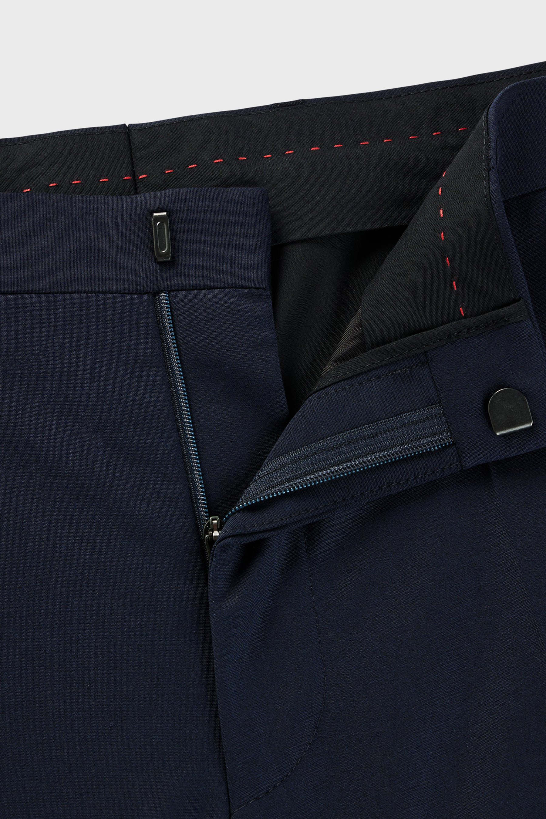 HUGO Extra Slim Fit Stretch Virgin Wool Blend Pants Hesten Bekleidung, Hosen, Mantel