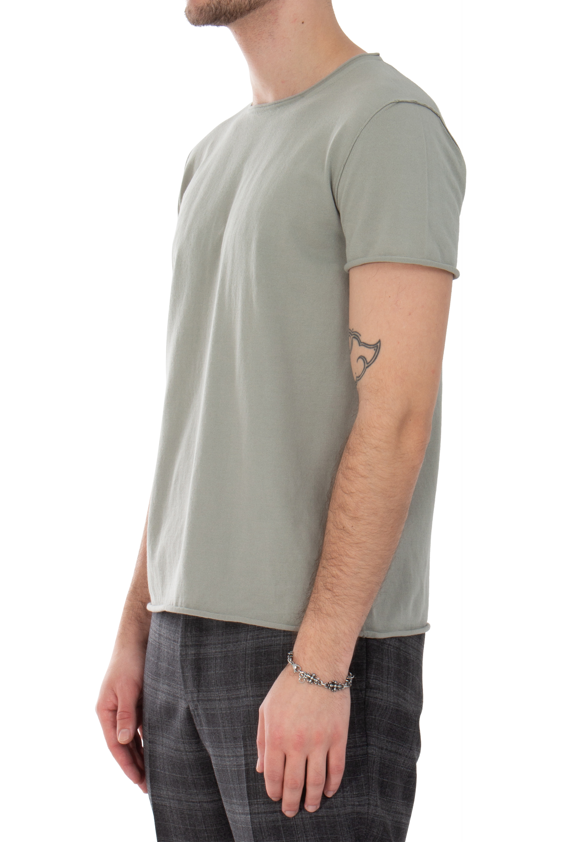 AIDA BARNI Knitted Cotton T-Shirt