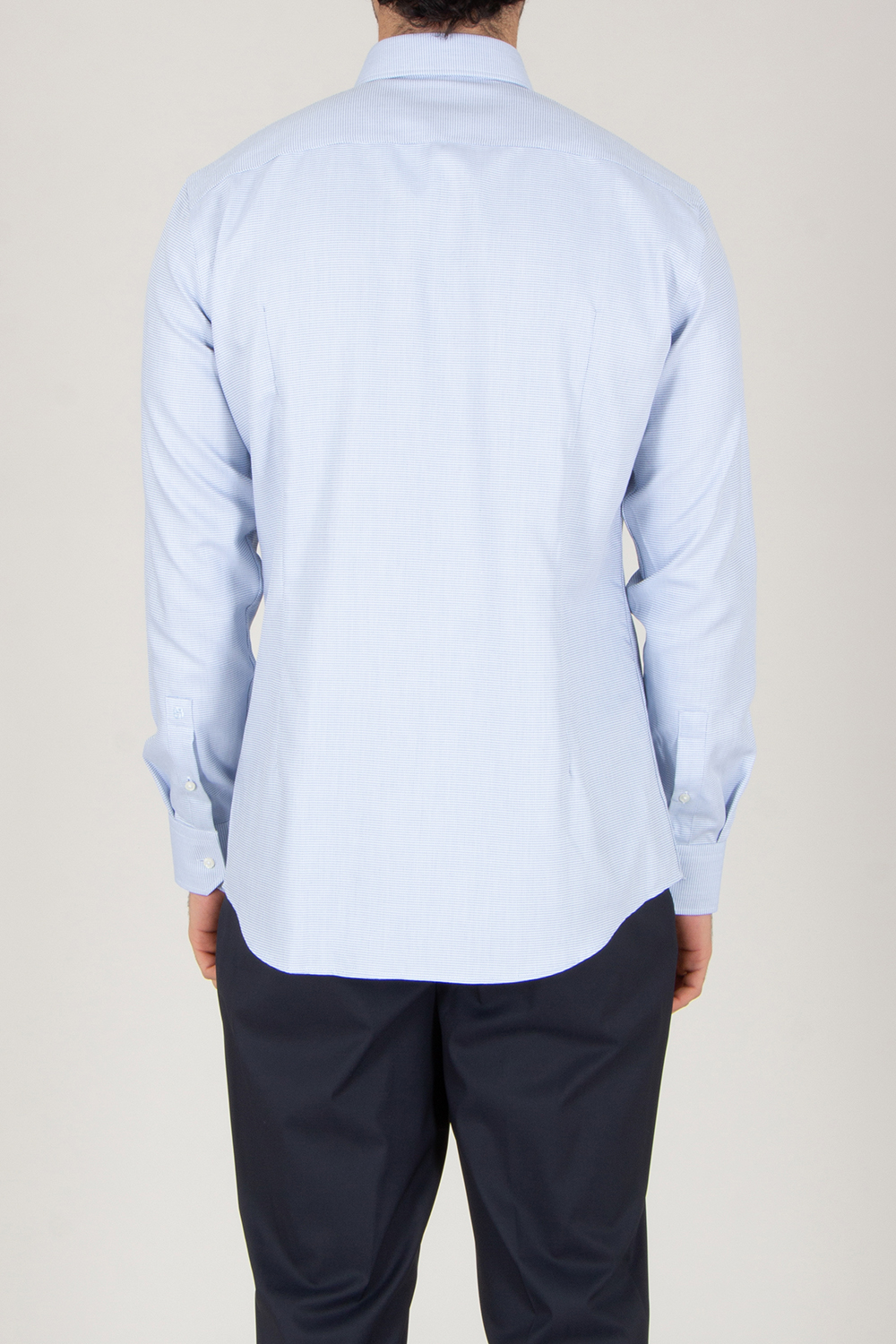 BOSS Slim Fit Micro Pattern Cotton Shirt H-Hank