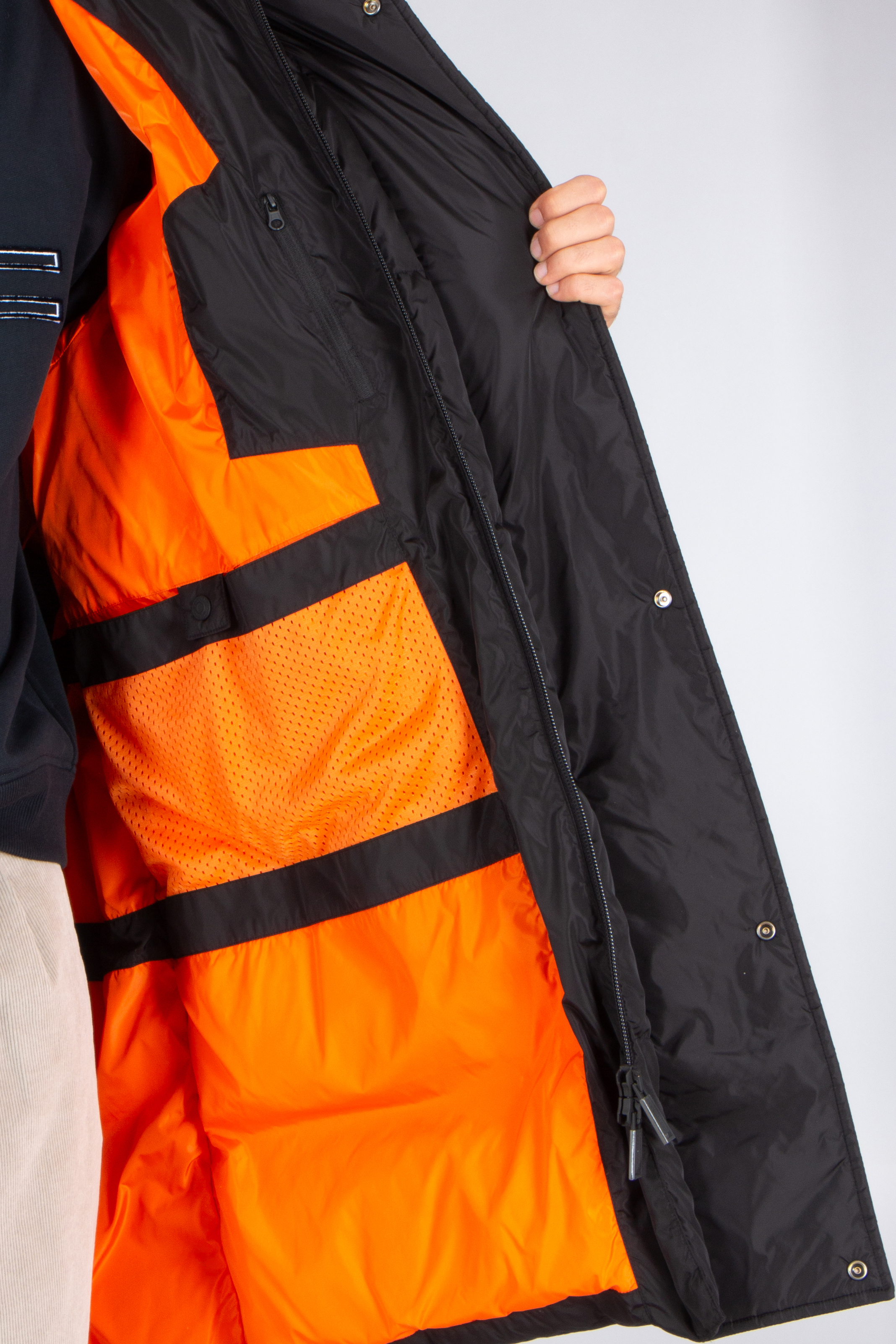 DSQUARED2 Oversized Fit Nylon Down Coat Bekleidung, Mantel, Jacke, Weste, Rettungsweste