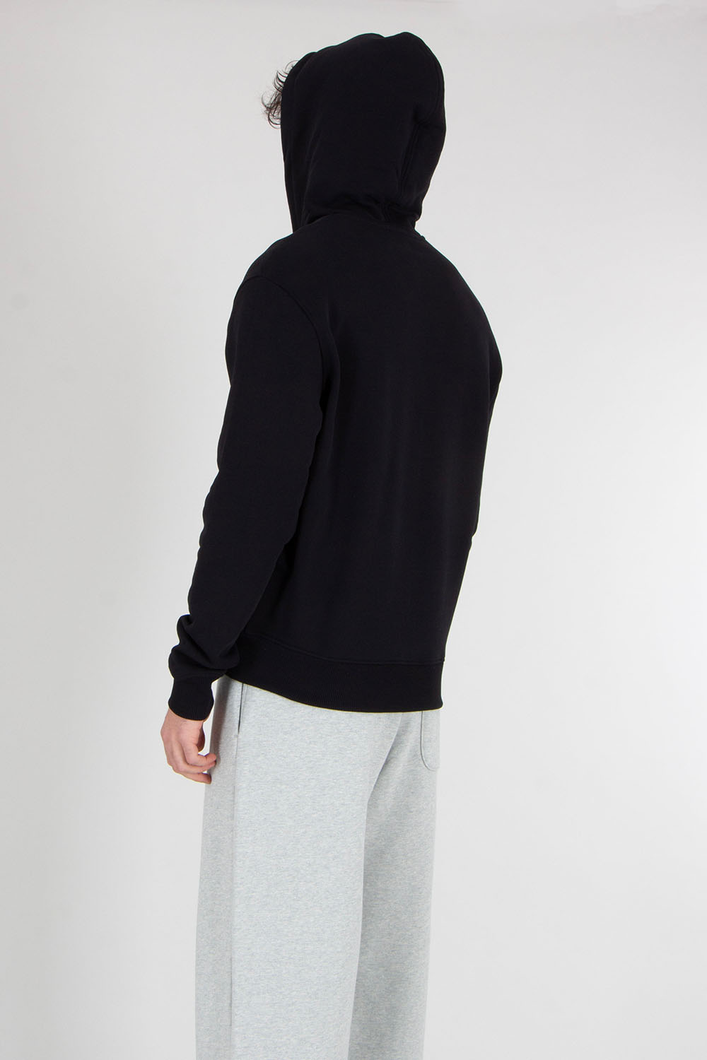 AMI PARIS Classic Fit Ami De Coeur Cotton Fleece Zip-Up Hoodie