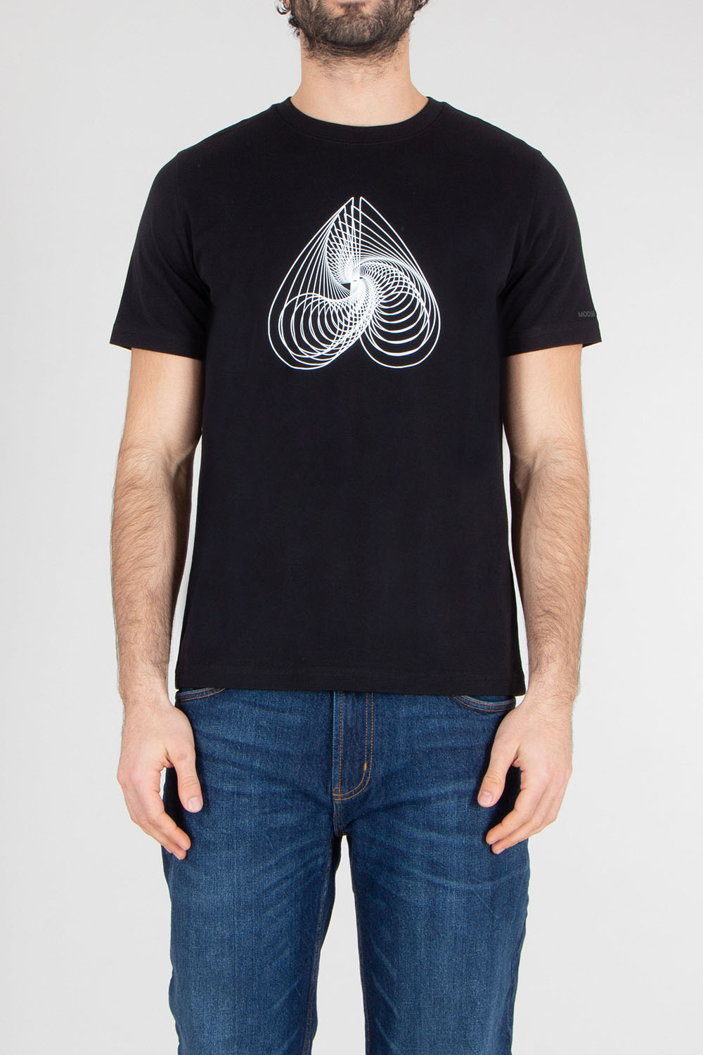 MOOSE KNUCKLES Regular Fit Logo Graphic Print Pima Cotton Jersey T-Shirt Eclipso