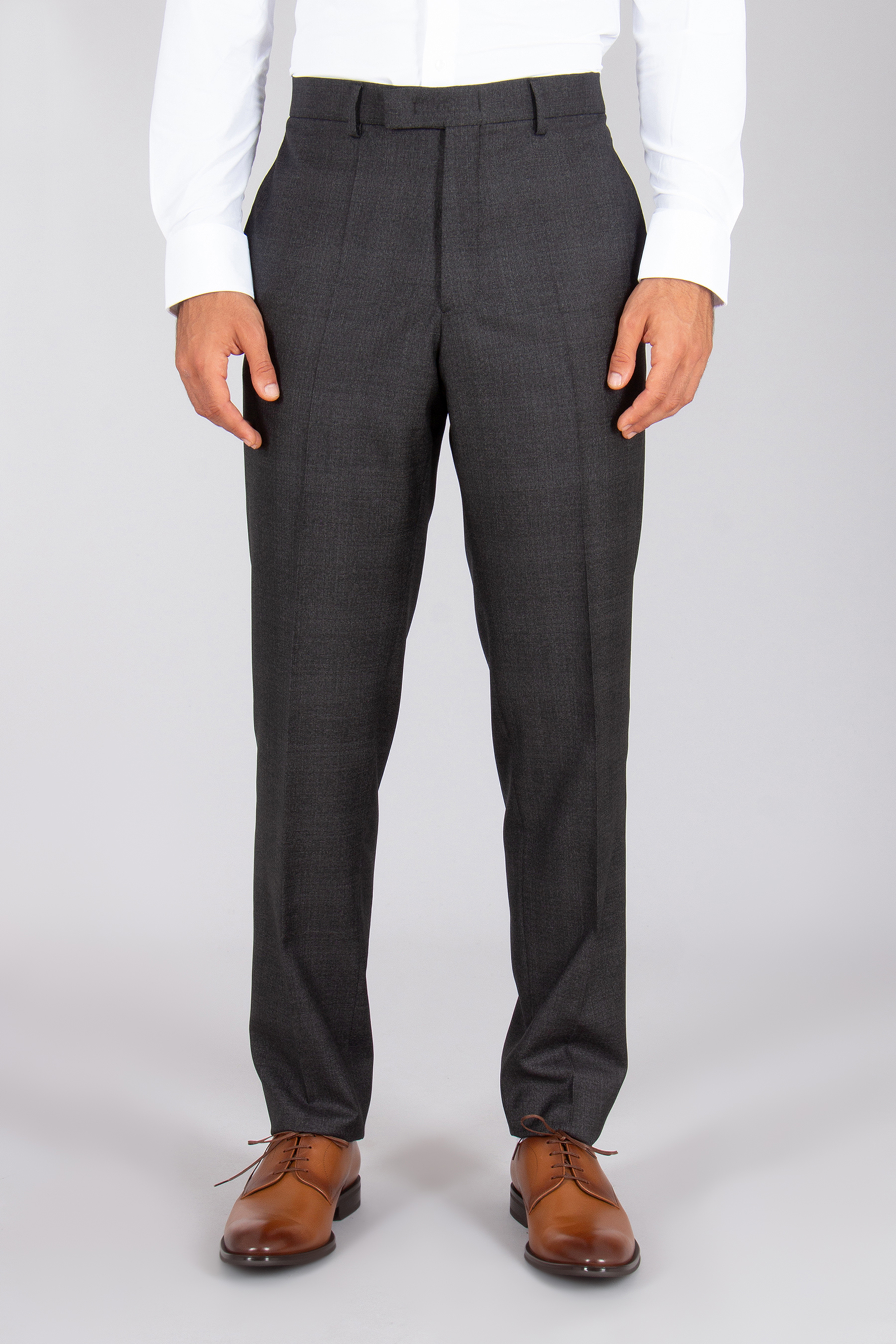 EMPORIO ARMANI Regular Fit Micro Pattern Virgin Wool Suit Executive Line Bekleidung, Hosen, Leinen, Jeans, Schuh