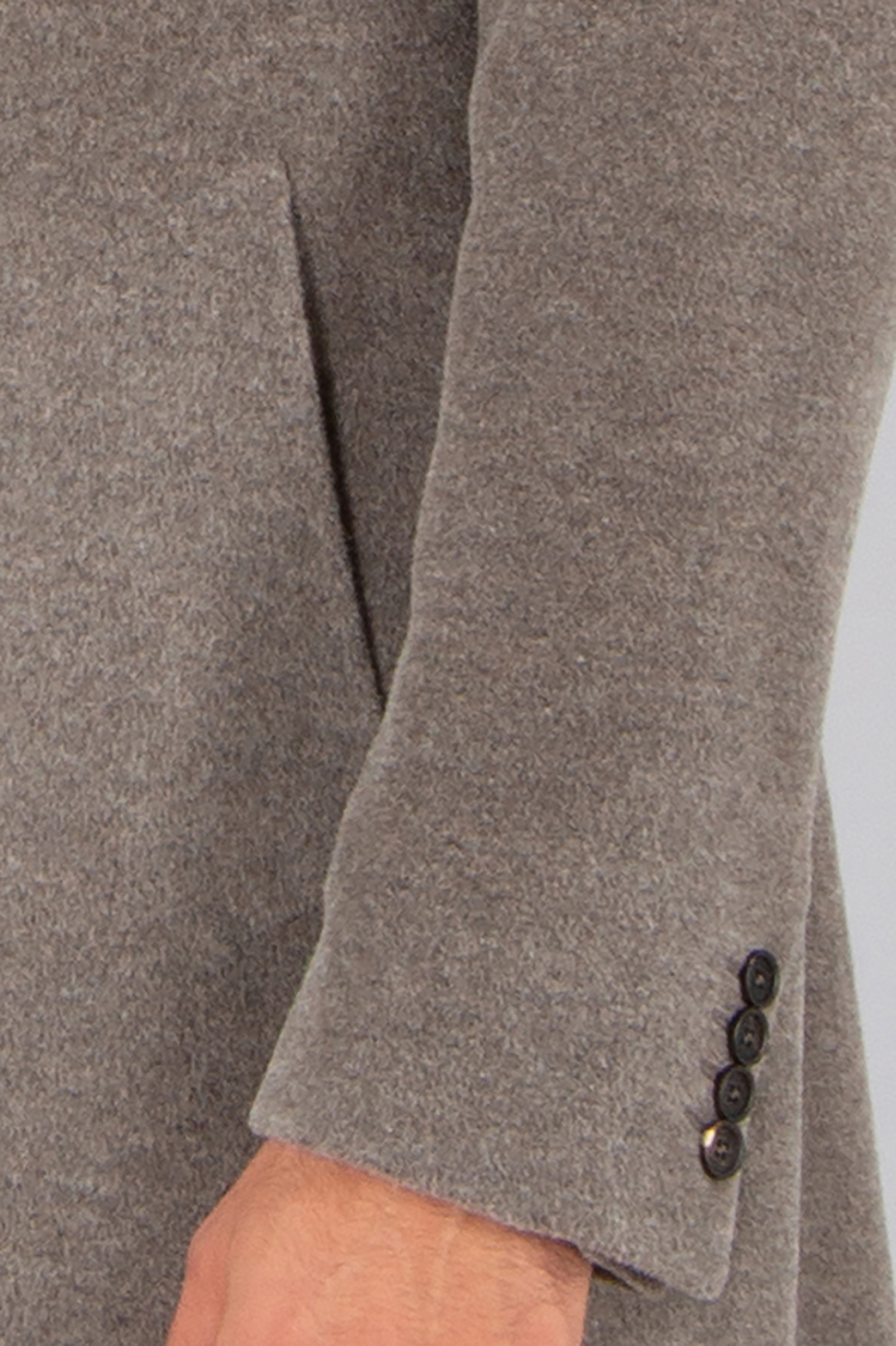 PAL ZILERI Regular Fit Alpaca-Wool Blend Coat Langarm, Mantel, Blazer, Jacke, Person