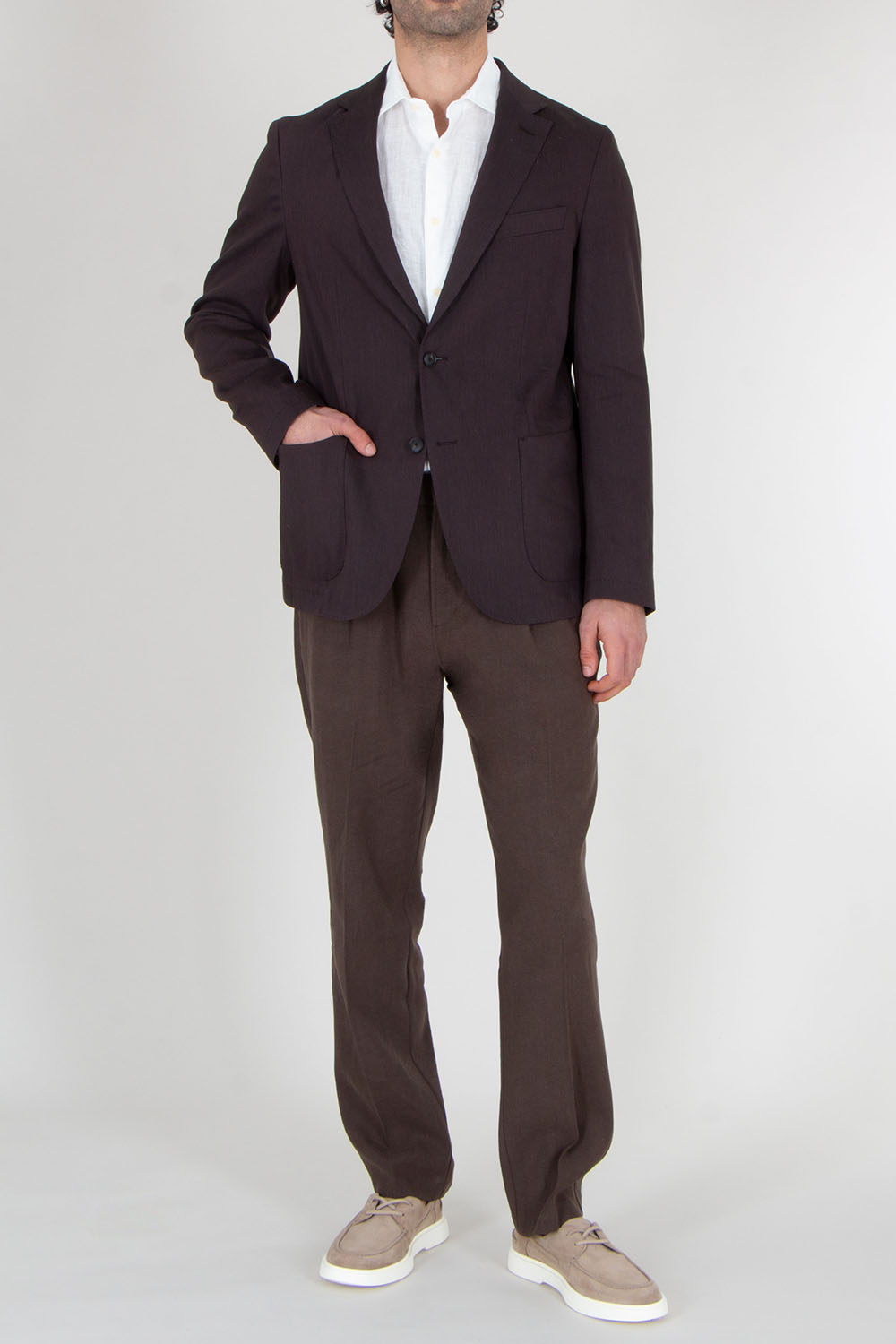 BOSS Slim Fit Tech Linen Blazer