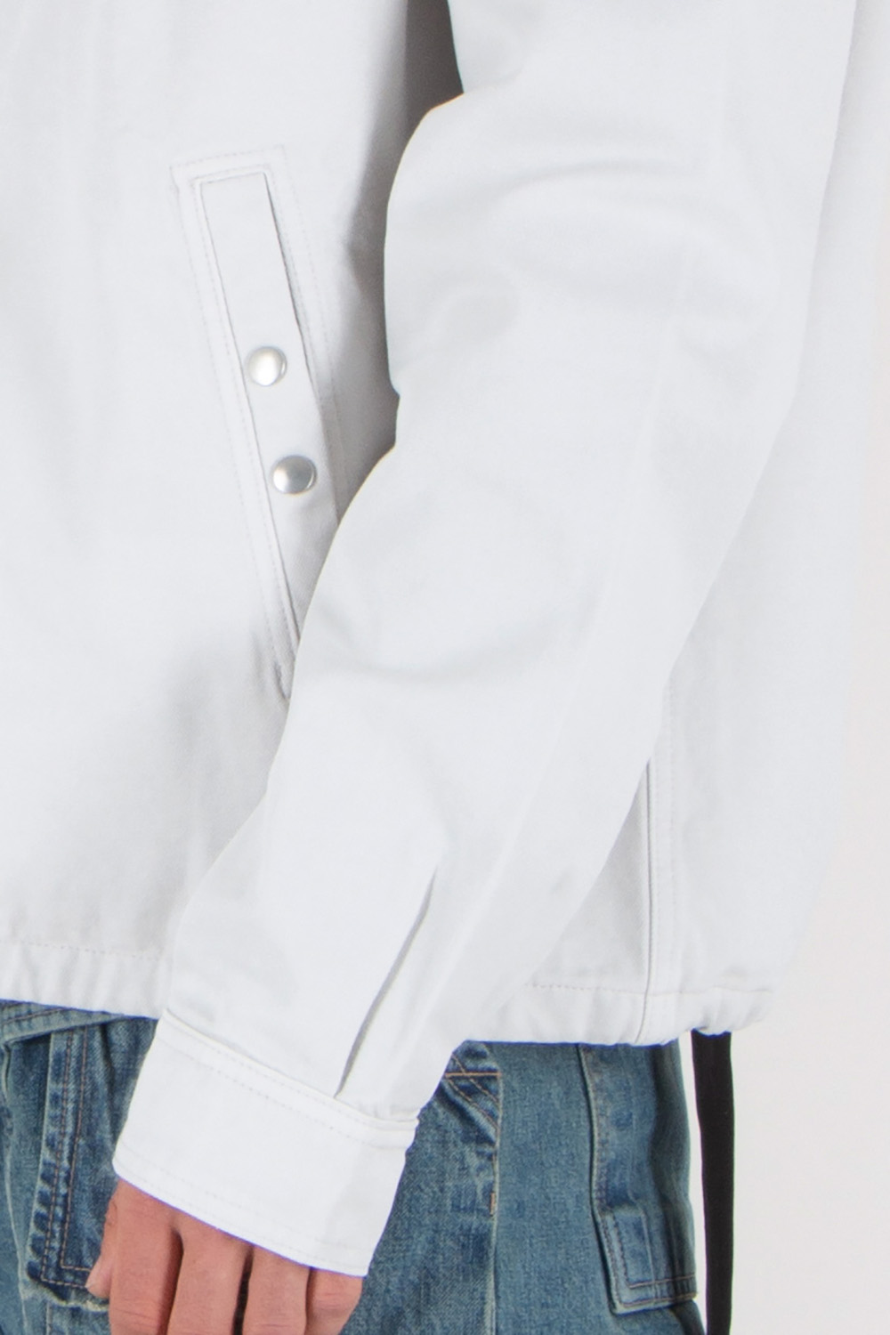 RICK OWENS DRKSHDW Zipped Jumbo Organic Cotton Canvas Shirt Jacket