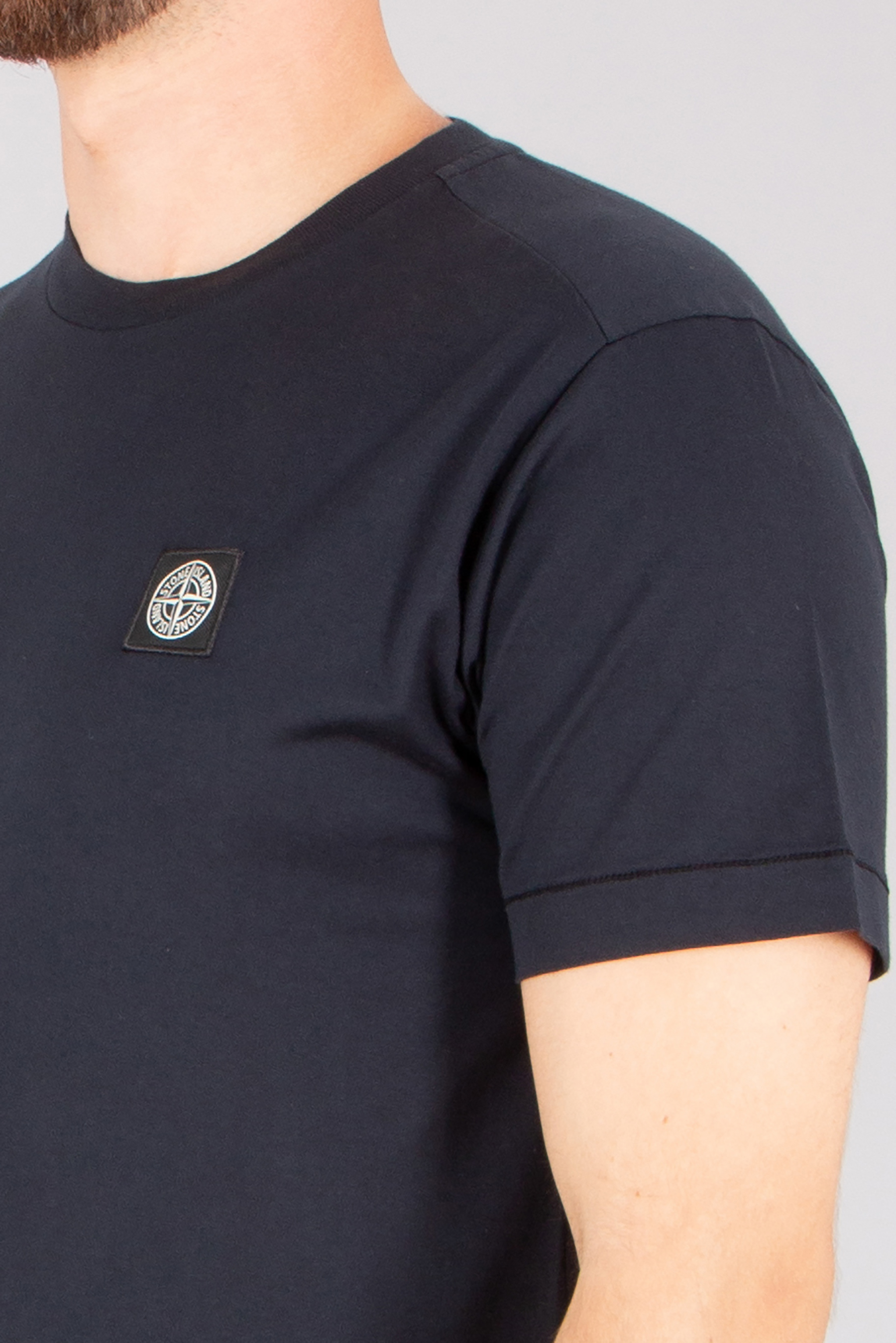 STONE ISLAND Slim Fit Cotton Jersey T-Shirt T-shirt, Hemd, Erwachsener, Mann, Person