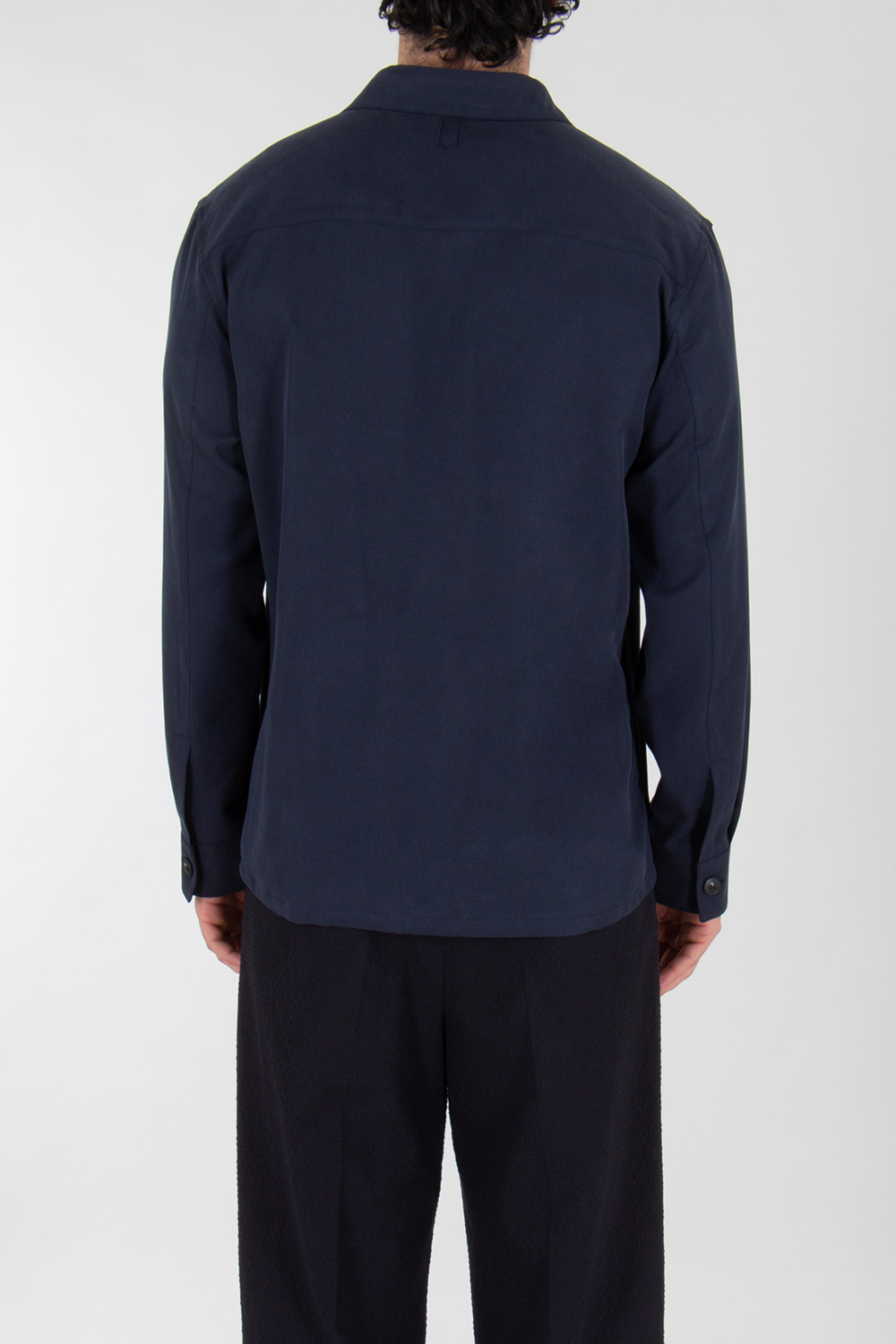 CANALI Regular Fit Lyocell Shirt Jacket 