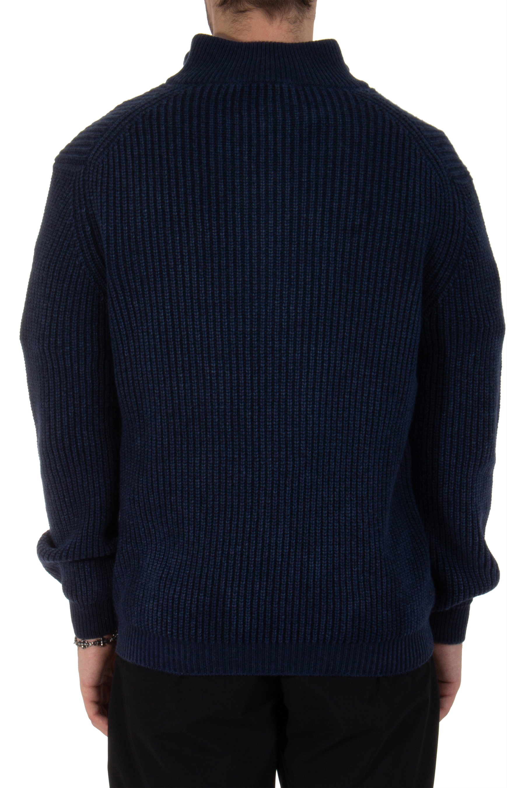 AIDA BARNI Ribbed Cashmere Troyer AIDA BARNI Ribbed Cashmere Troyer