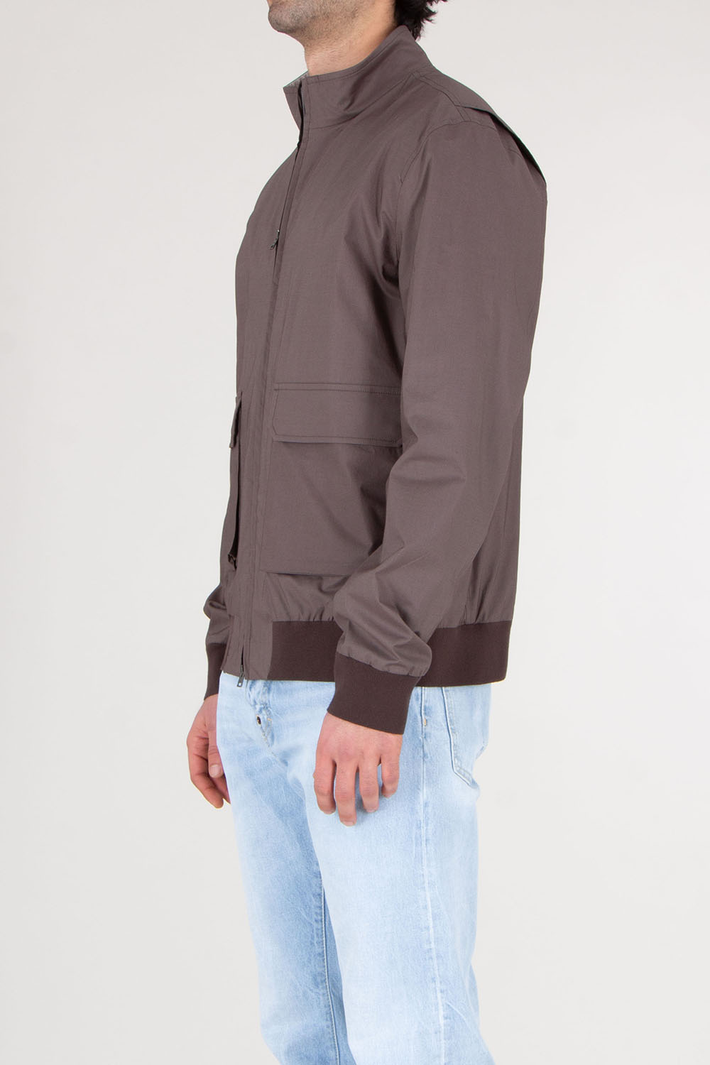 HERNO Slim fit Lightweight Cotton Stretch Jacket 