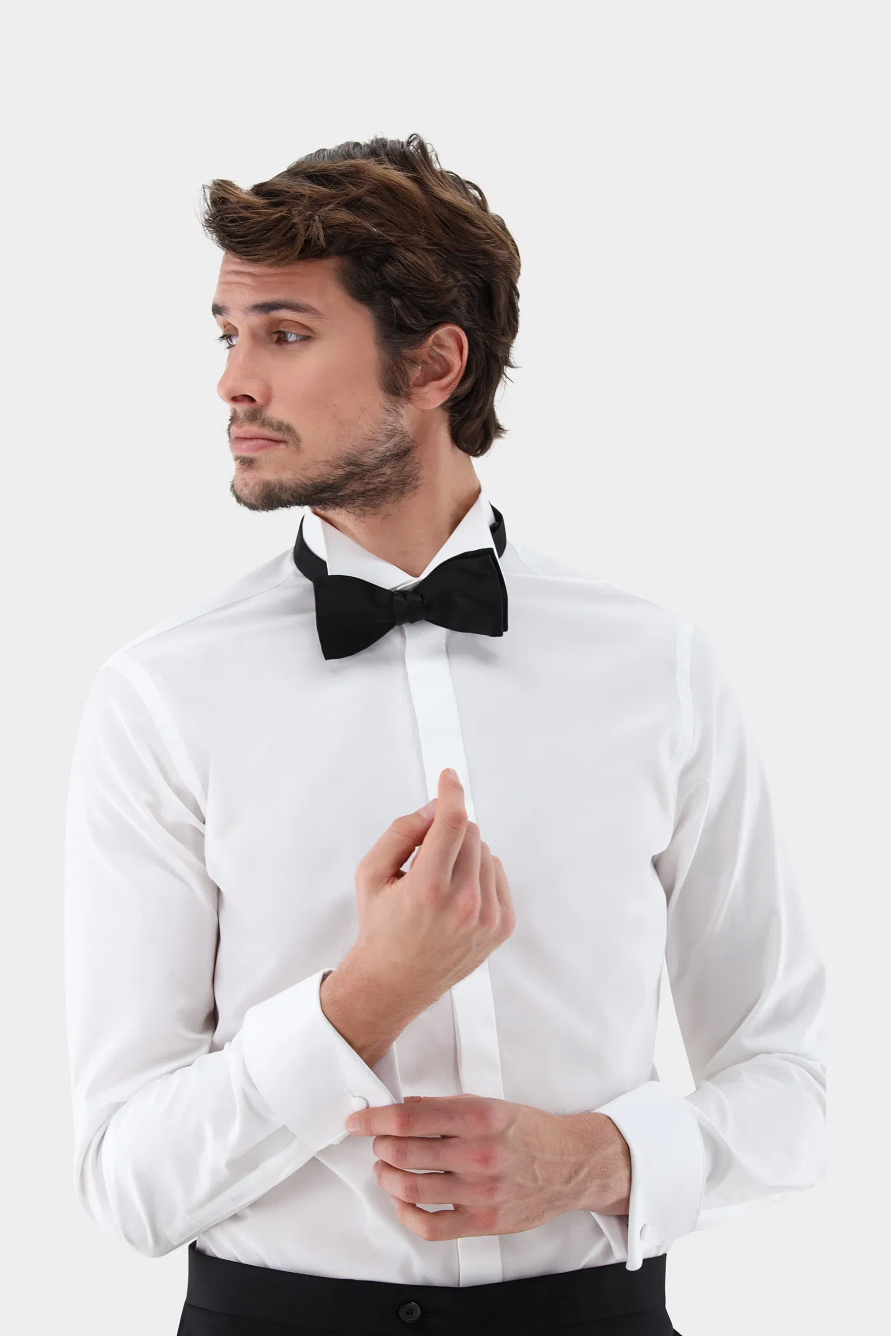 VAN LAACK Slim Fit Cotton Tuxedo Shirt Gala-DSF Hemd, Formelle Kleidung, Krawatte, Kleid, Hemd, Anzug