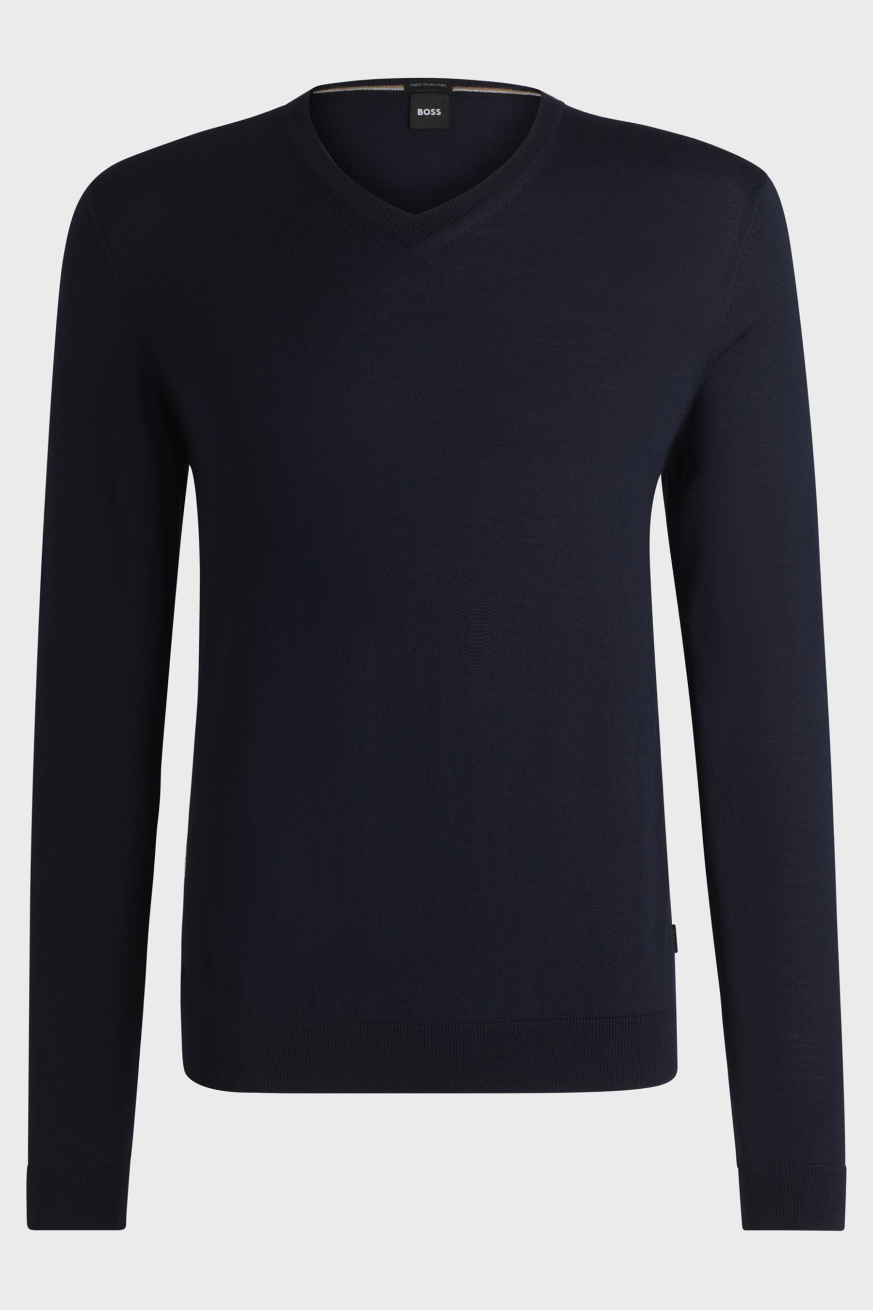 BOSS Slim Fit Virgin Wool V-Neck Sweater Melba-P