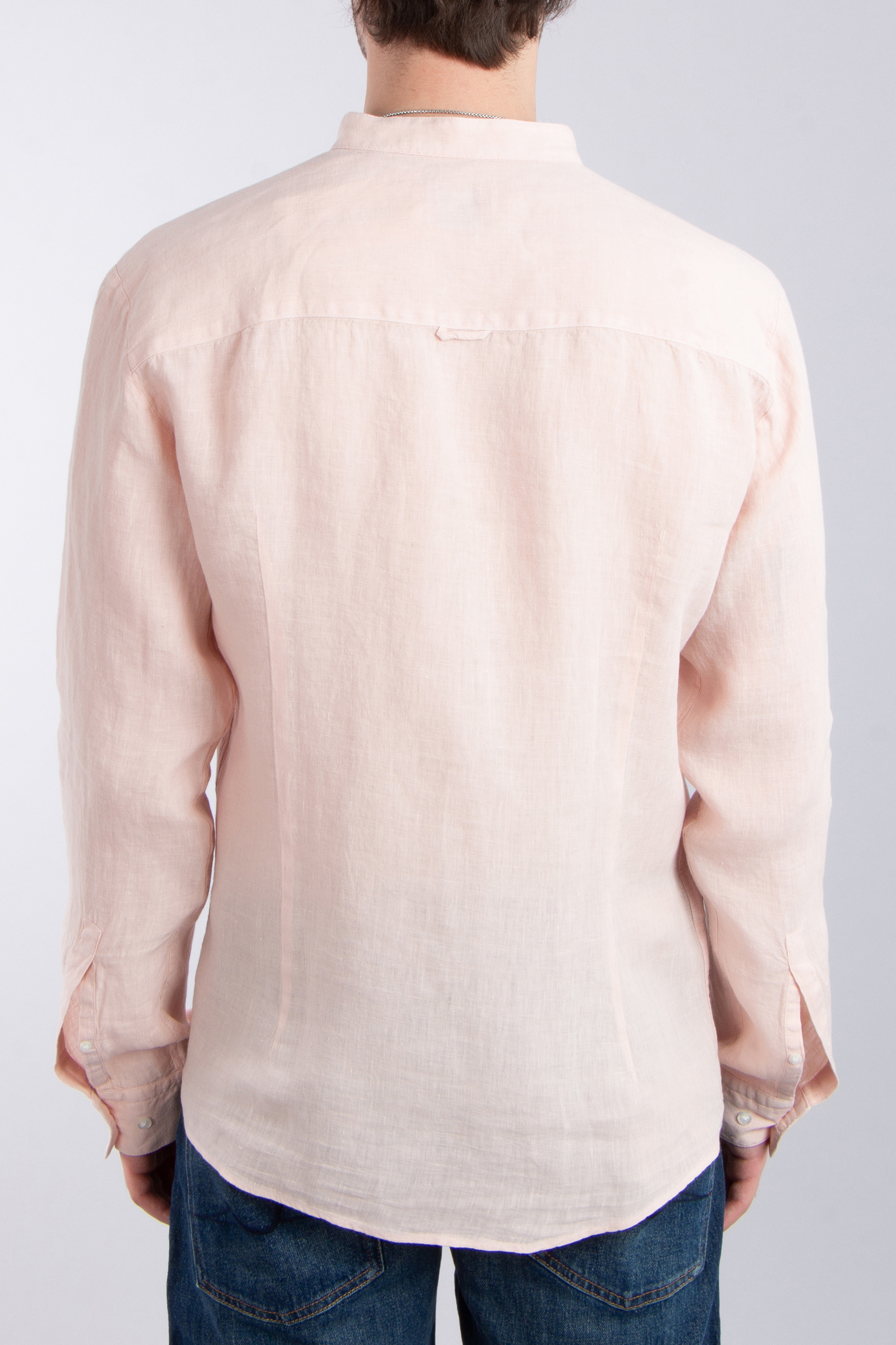 HUGO Slim Fit Linen Shirt Elvory 