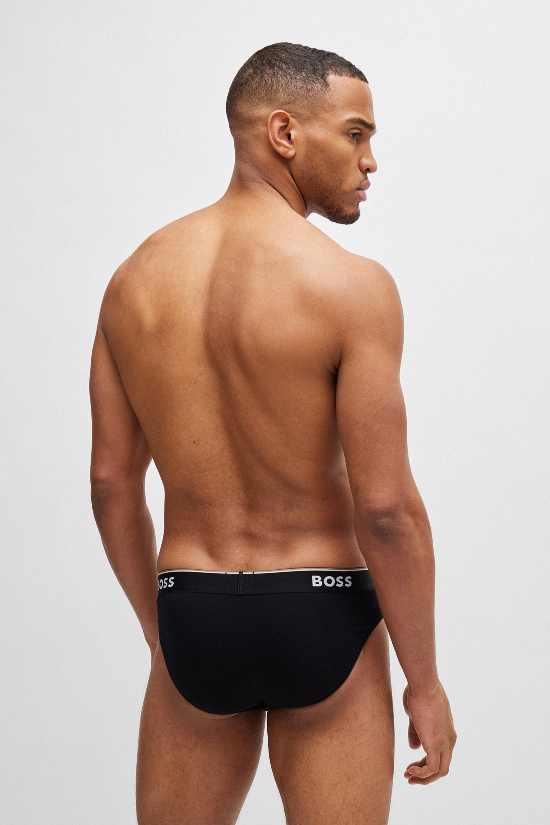 BOSS 3-Pack Cotton Stretch Briefs Power BOSS 3-Pack Cotton Stretch Briefs Power