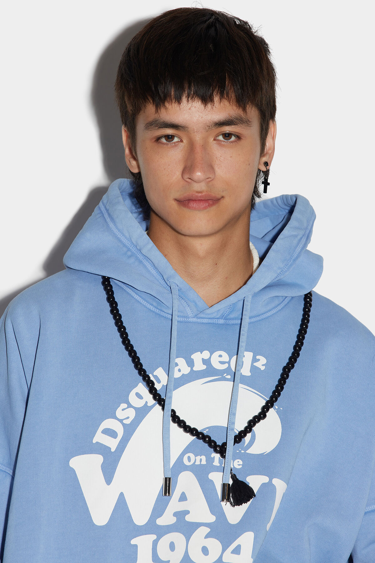 DSQUARED2 On The Wave Cotton Hoodie DSQUARED2 On The Wave Cotton Hoodie