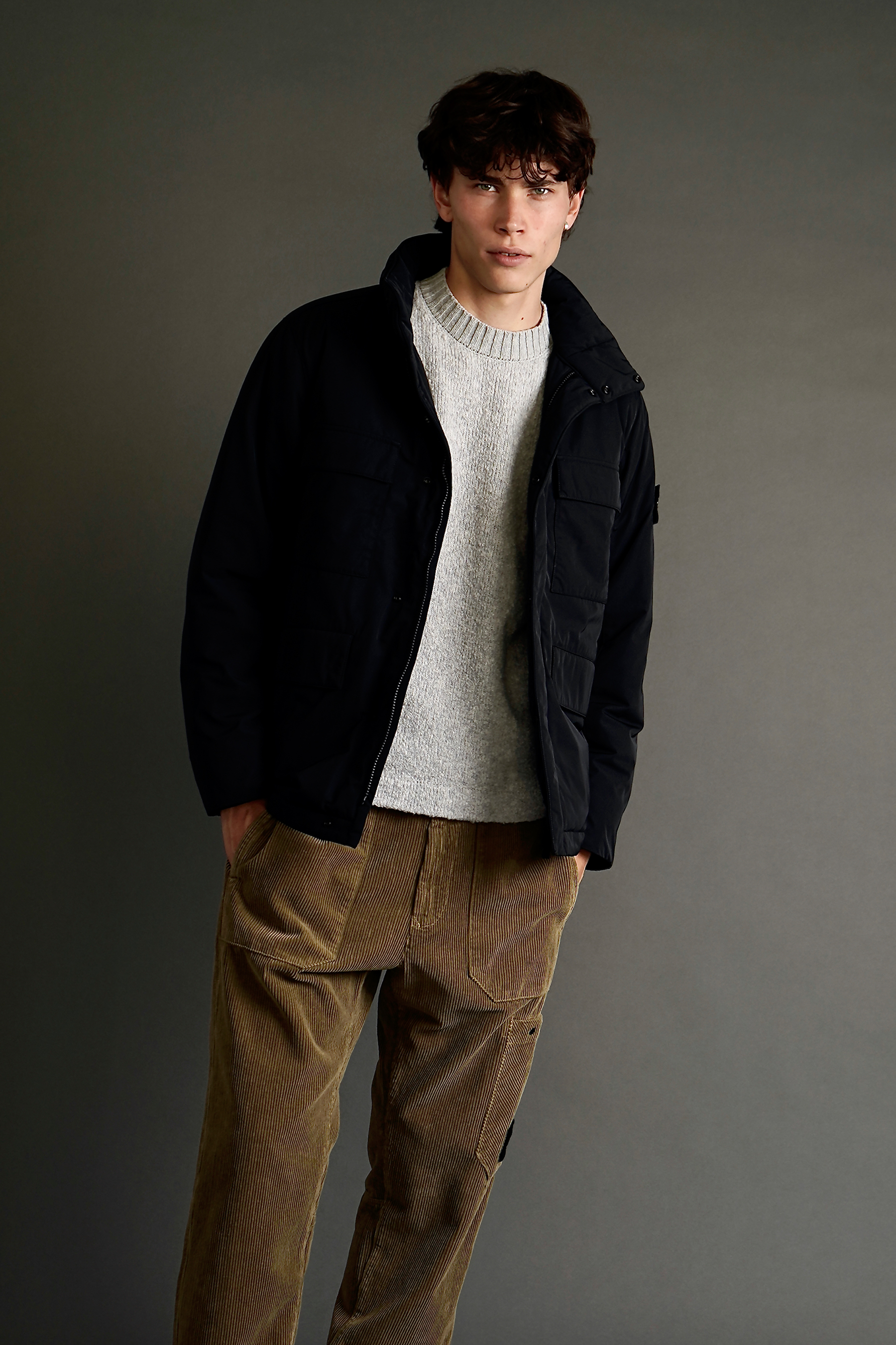 STONE ISLAND Regular Fit Padded Micro Twill Field Jacket Mantel, Jacke, Hosen, Pullover, Blazer
