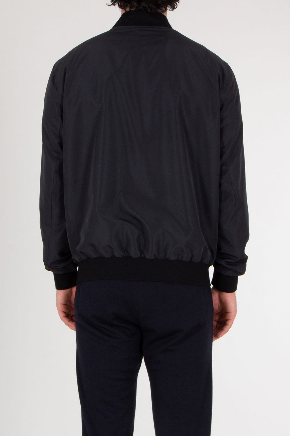 KITON Regular Fit Nylon Bomber Jacket