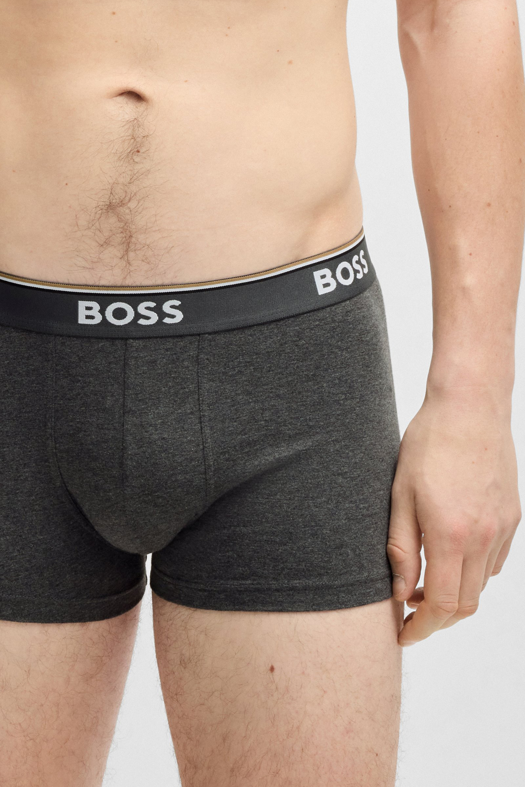 BOSS 3-Pack Cotton Stretch Trunks Power BOSS 3-Pack Cotton Stretch Trunks Power