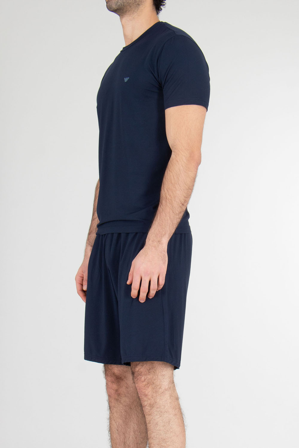 EMPORIO ARMANI Fitted Modal Stretch Jersey Short-Sleeve Pyjama 