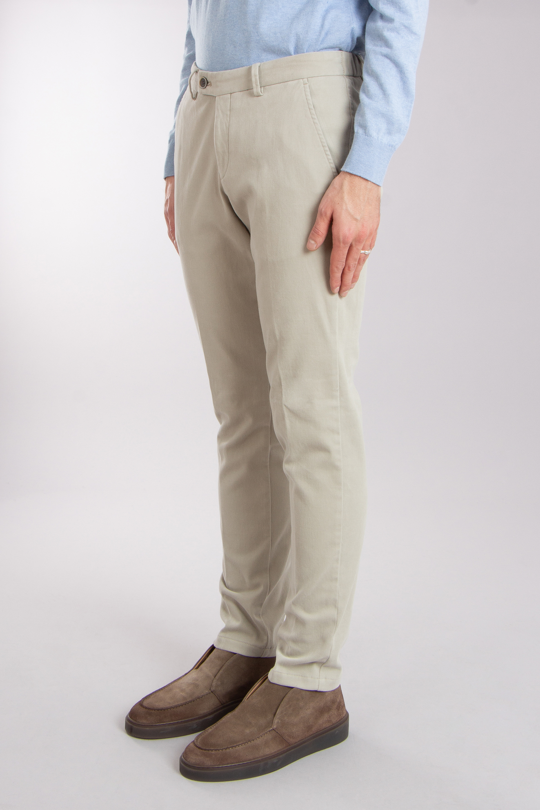 HILTL Soft Stretch Cotton Twill Chino Pants Trento