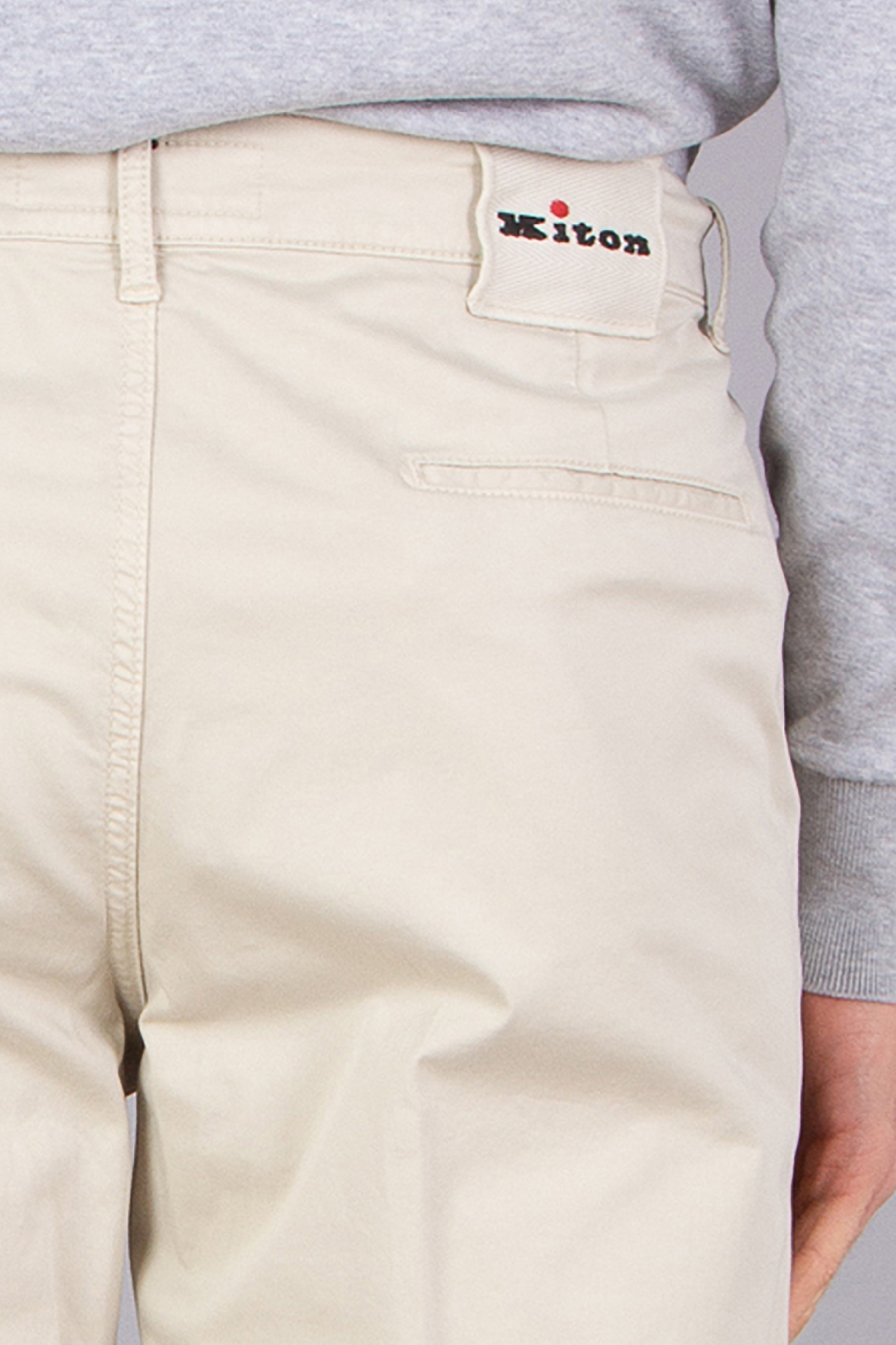 KITON Slim Fit Stretch Cotton Pants KITON Slim Fit Stretch Cotton Pants