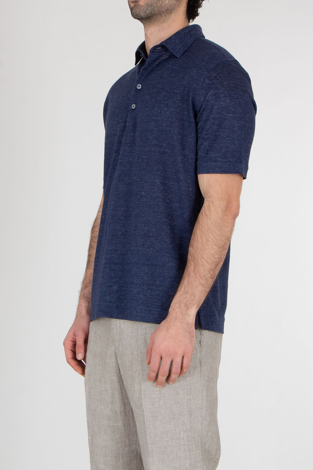 ZEGNA Regular Fit OASI Linen Polo Shirt 