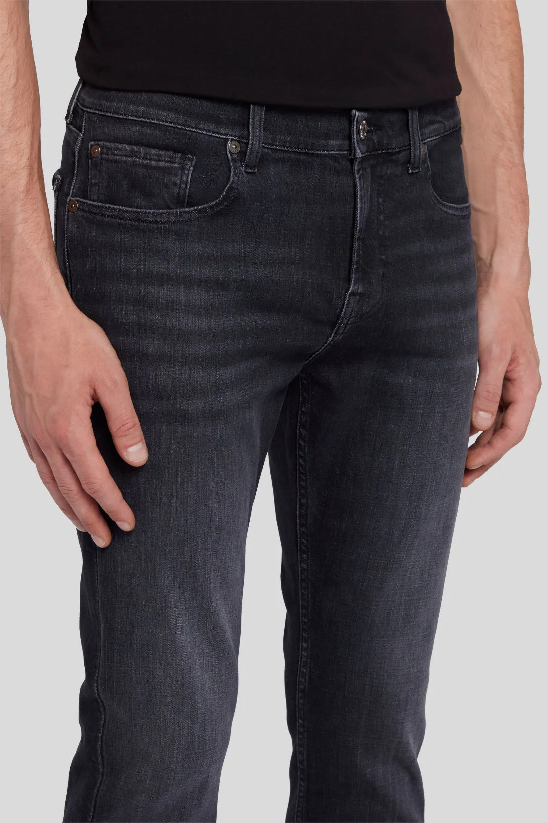 7 FOR ALL MANKIND Stretch Tek Earthkind Denim Jeans Slimmy 7 FOR ALL MANKIND Stretch Tek Earthkind Denim Jeans Slimmy