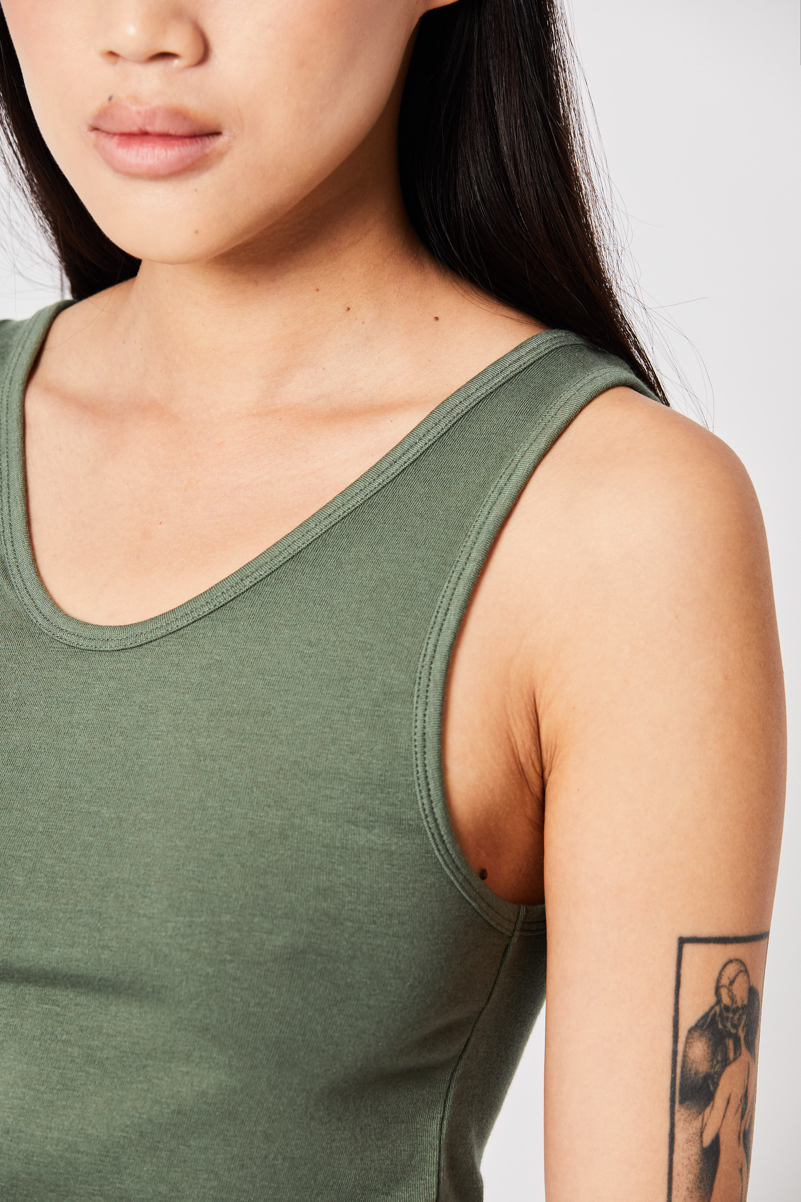 THOM KROM Cotton-Modal Stretch Tank Top