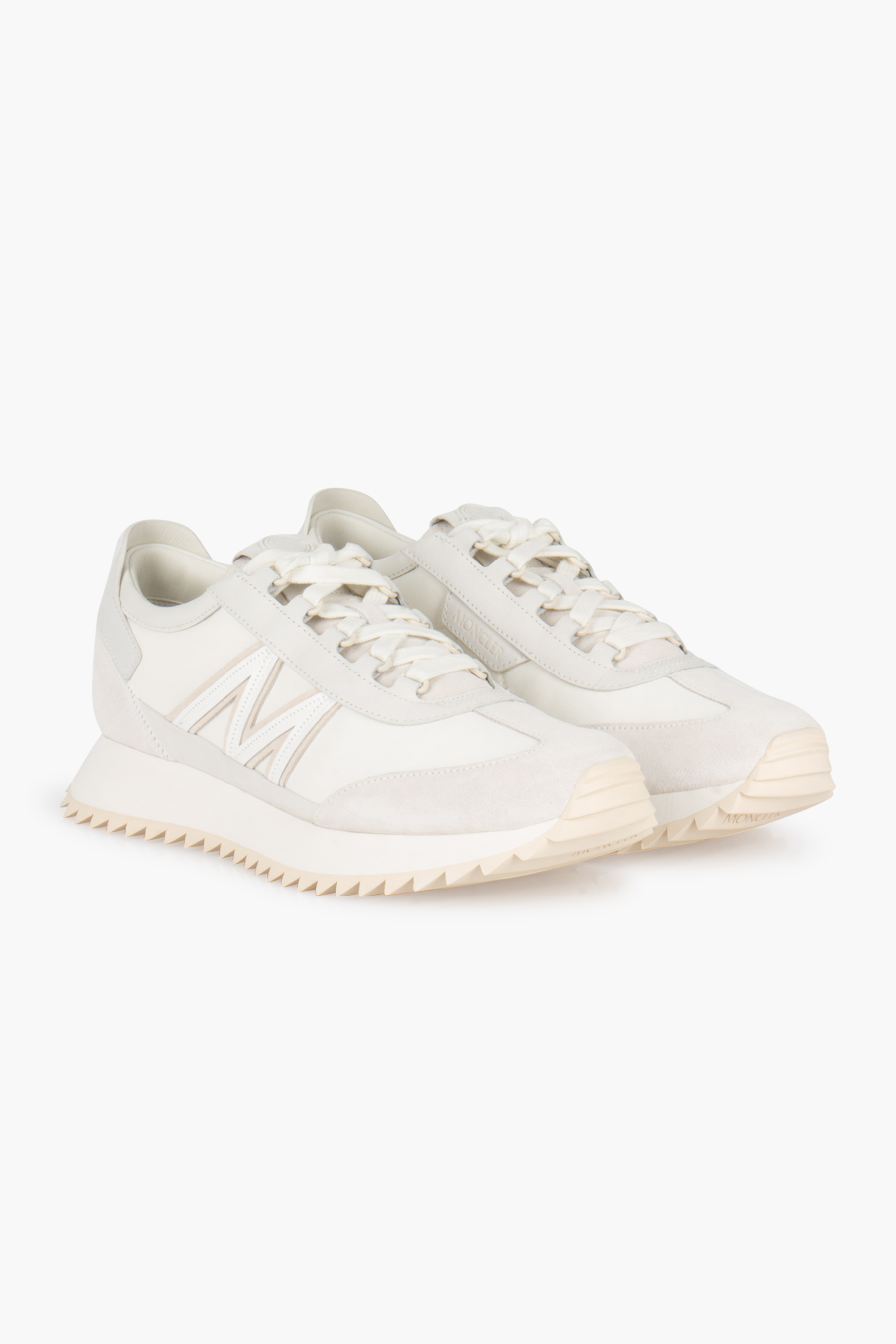 MONCLER Nylon, Suede & Nubuck Sneakers Pacey2 Bekleidung, Schuhwerk, Schuh, Sneaker