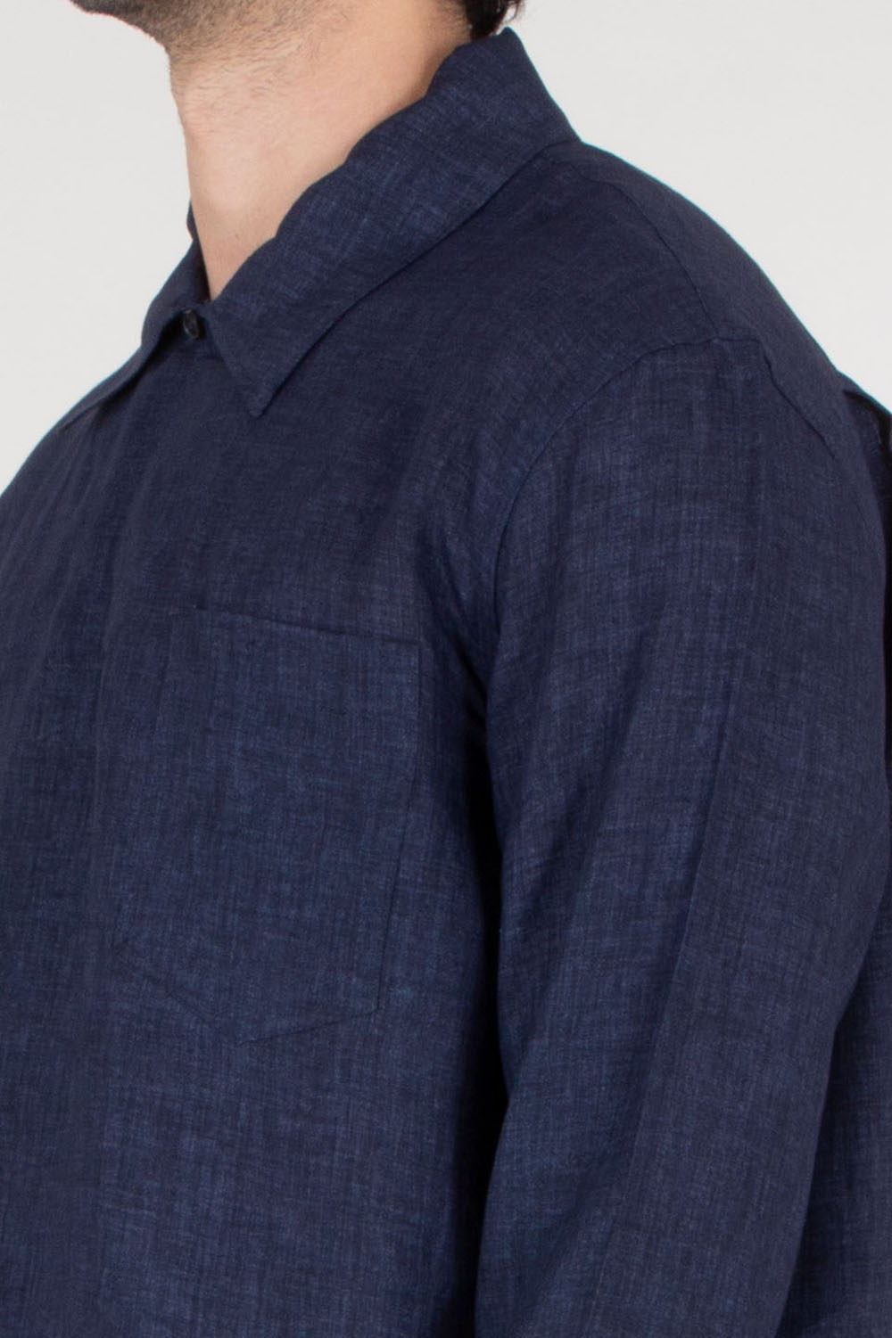 PAUL SMITH Oversized Linen Shirt Reines