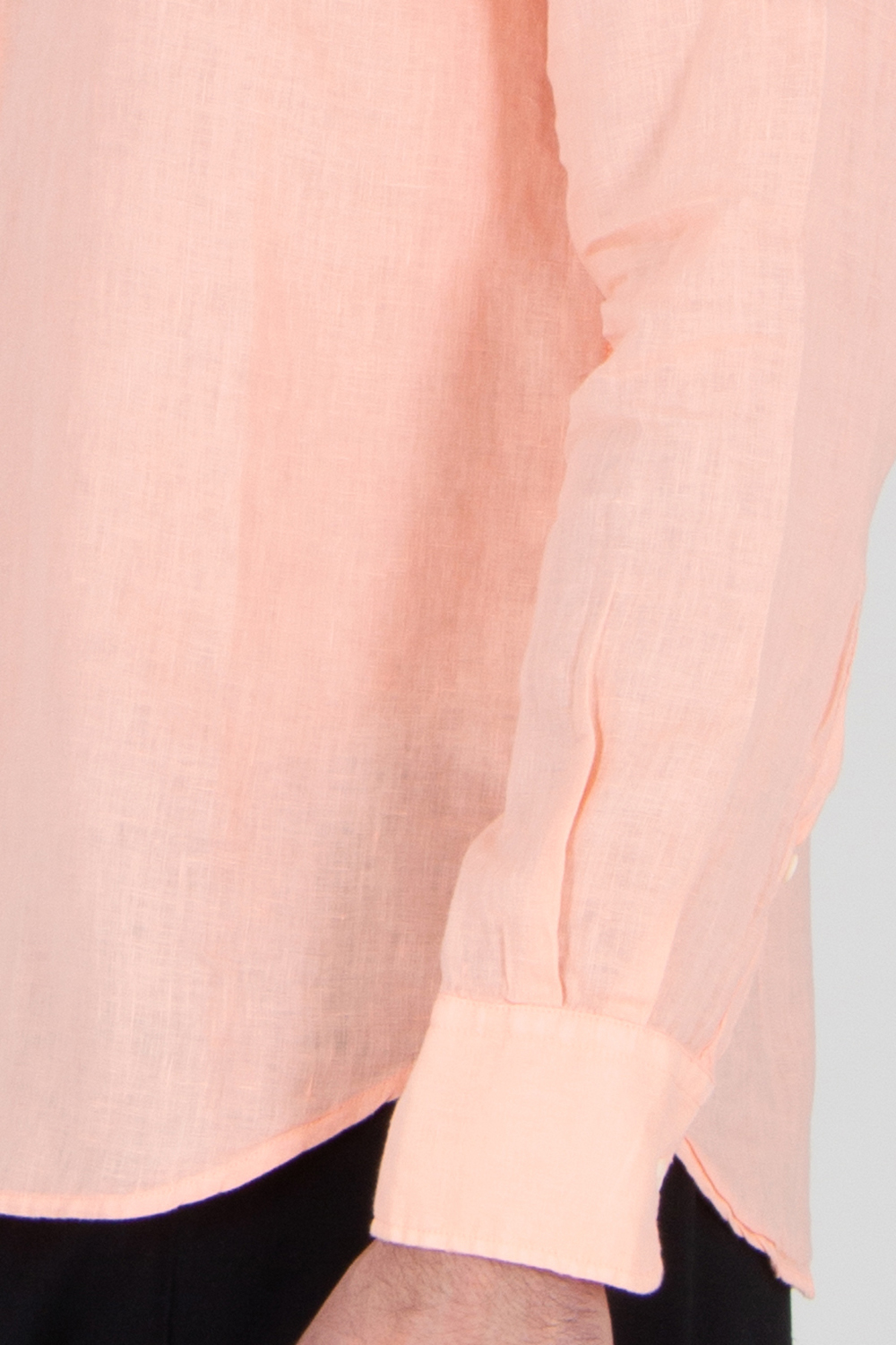 MC 2 SAINT BARTH Regular Fit Linen Shirt Pamplona