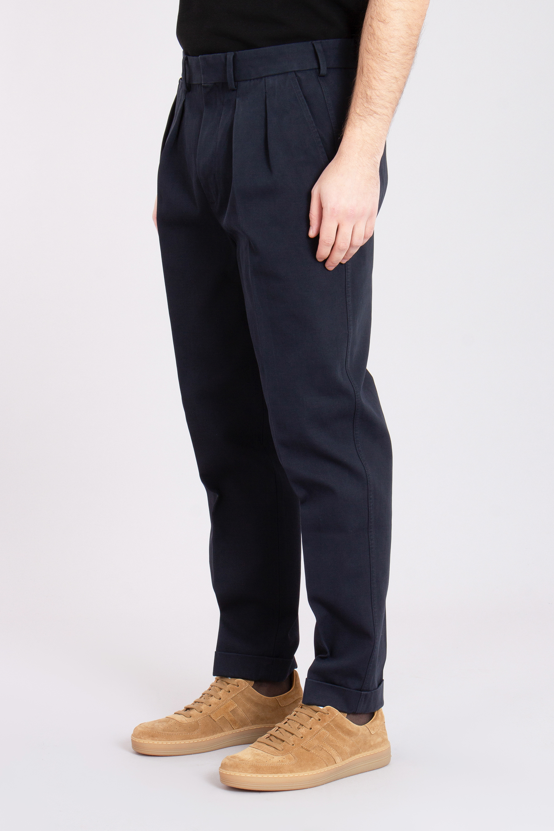 TOM FORD Organic Cotton Pleated Pants TOM FORD Organic Cotton Pleated Pants